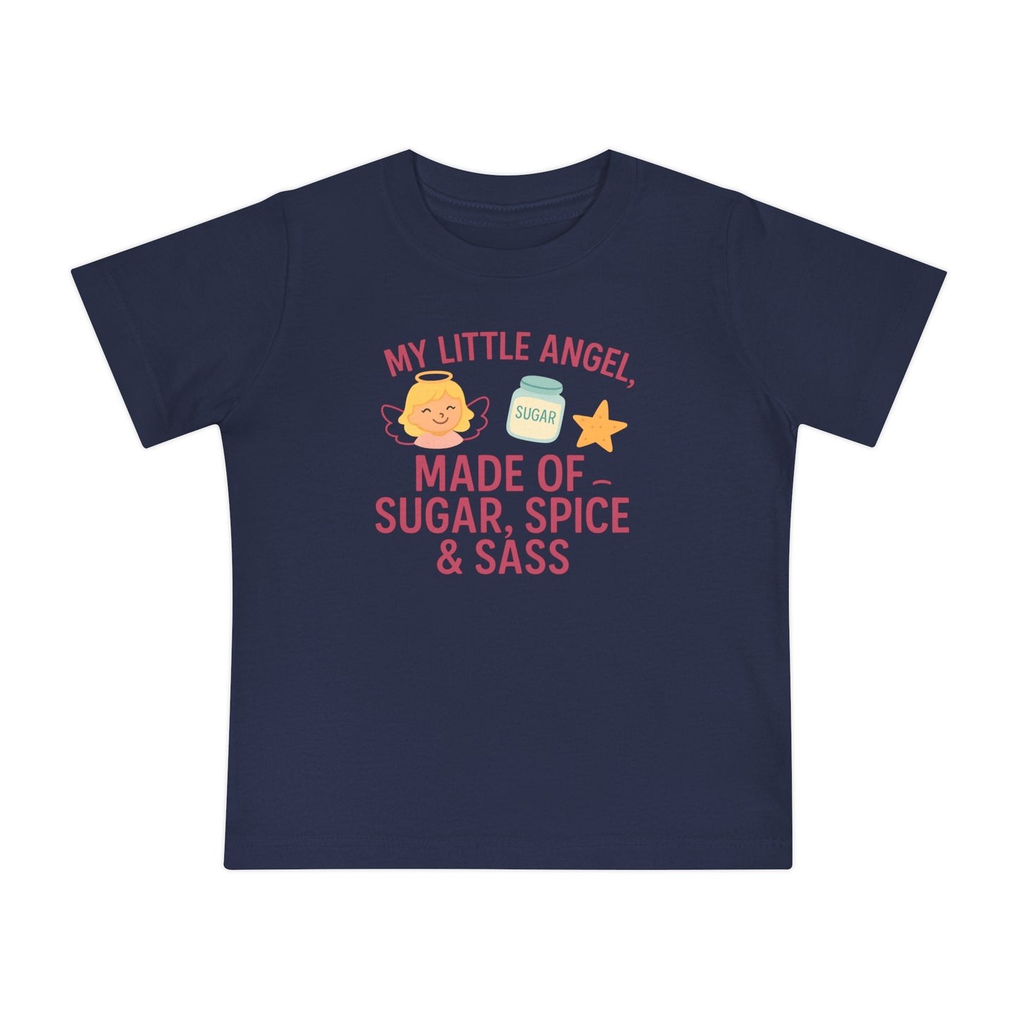 Sugar, Spice & Sass Baby T-Shirt, Cute Baby Shirt, Infant Tee, Baby Shower Gift, Toddler T-Shirt, Girl's Birthday Outfit