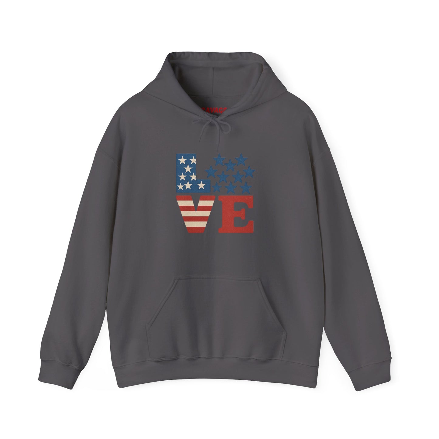 Unisex Hooded Sweatshirt with 'LOVE' Design - Cozy Gift for Friends, Valentine's Day, Casual Wear, Relaxation, Everyday Use