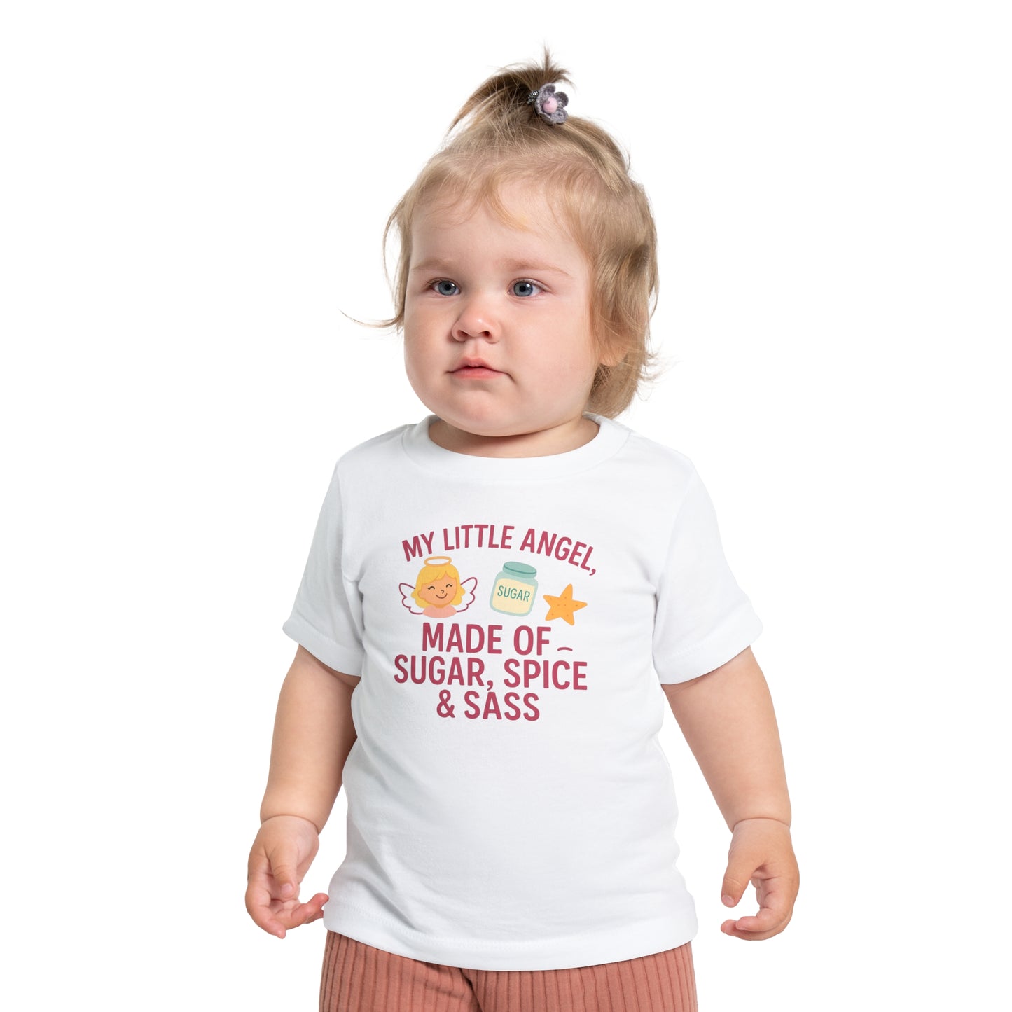 Sugar, Spice & Sass Baby T-Shirt, Cute Baby Shirt, Infant Tee, Baby Shower Gift, Toddler T-Shirt, Girl's Birthday Outfit