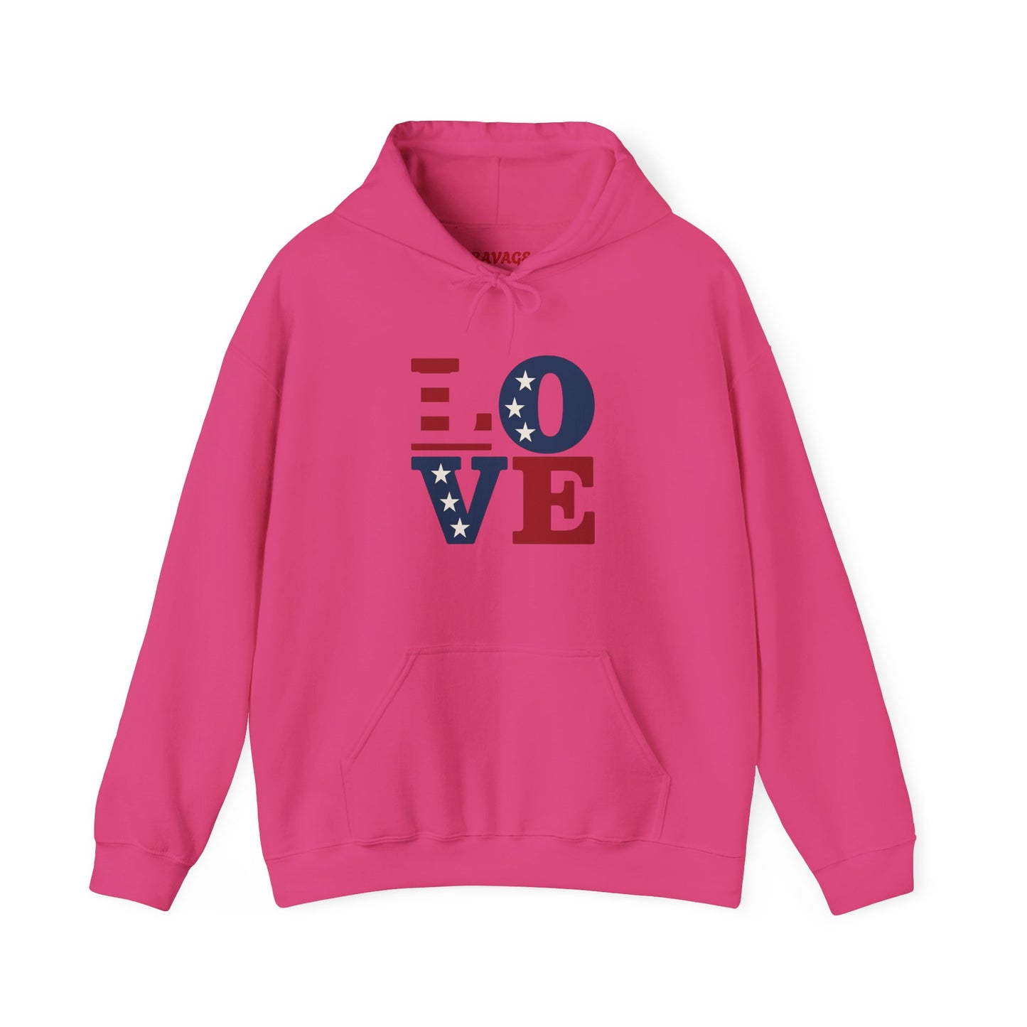 Unisex Hooded Sweatshirt with 'LOVE' Design - Cozy Gift for Friends, Valentine's Day, Casual Wear, Relaxation, Everyday Use