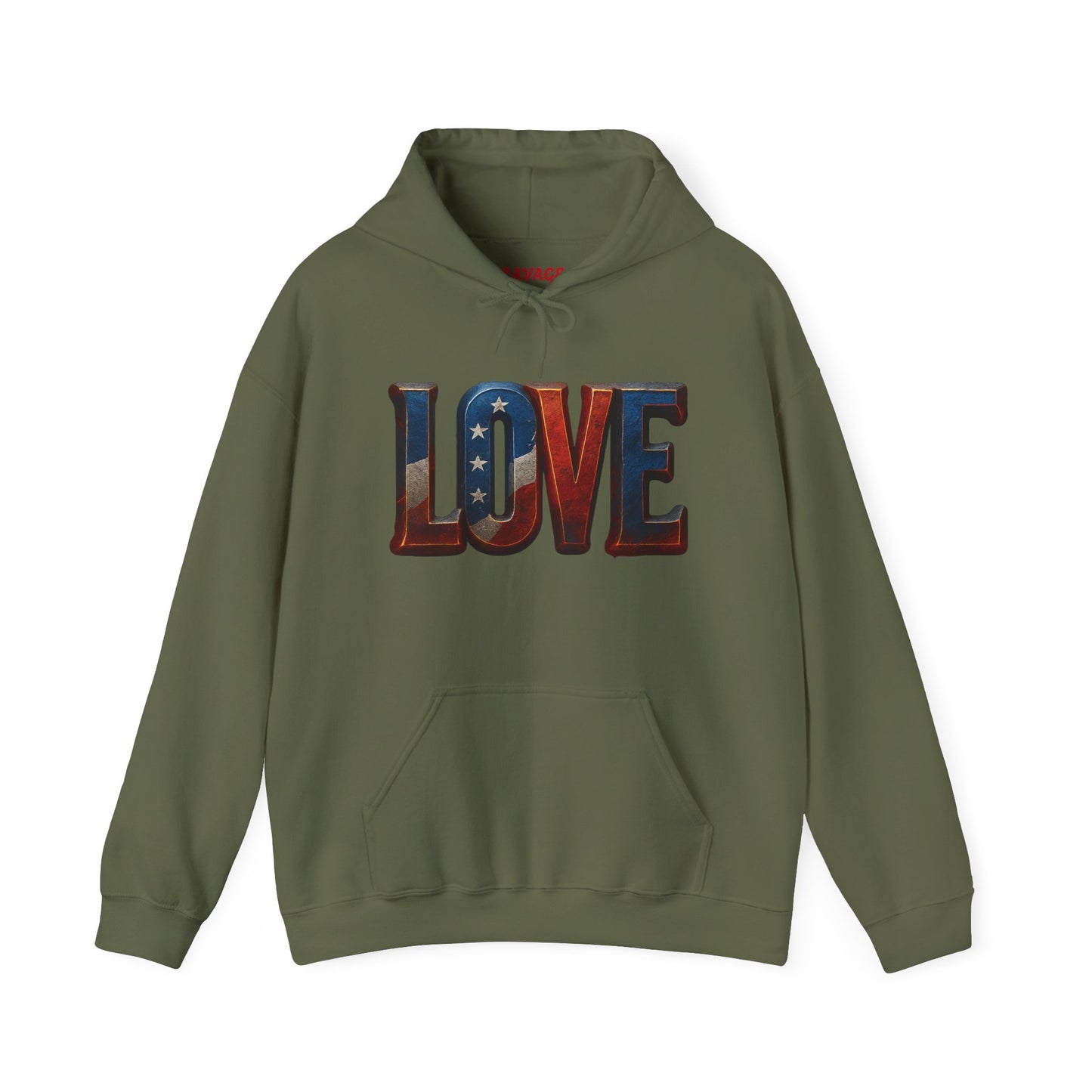 Unisex Hooded Sweatshirt with 'LOVE' Design - Cozy Gift for Friends, Valentine's Day, Casual Wear, Relaxation, Everyday Use