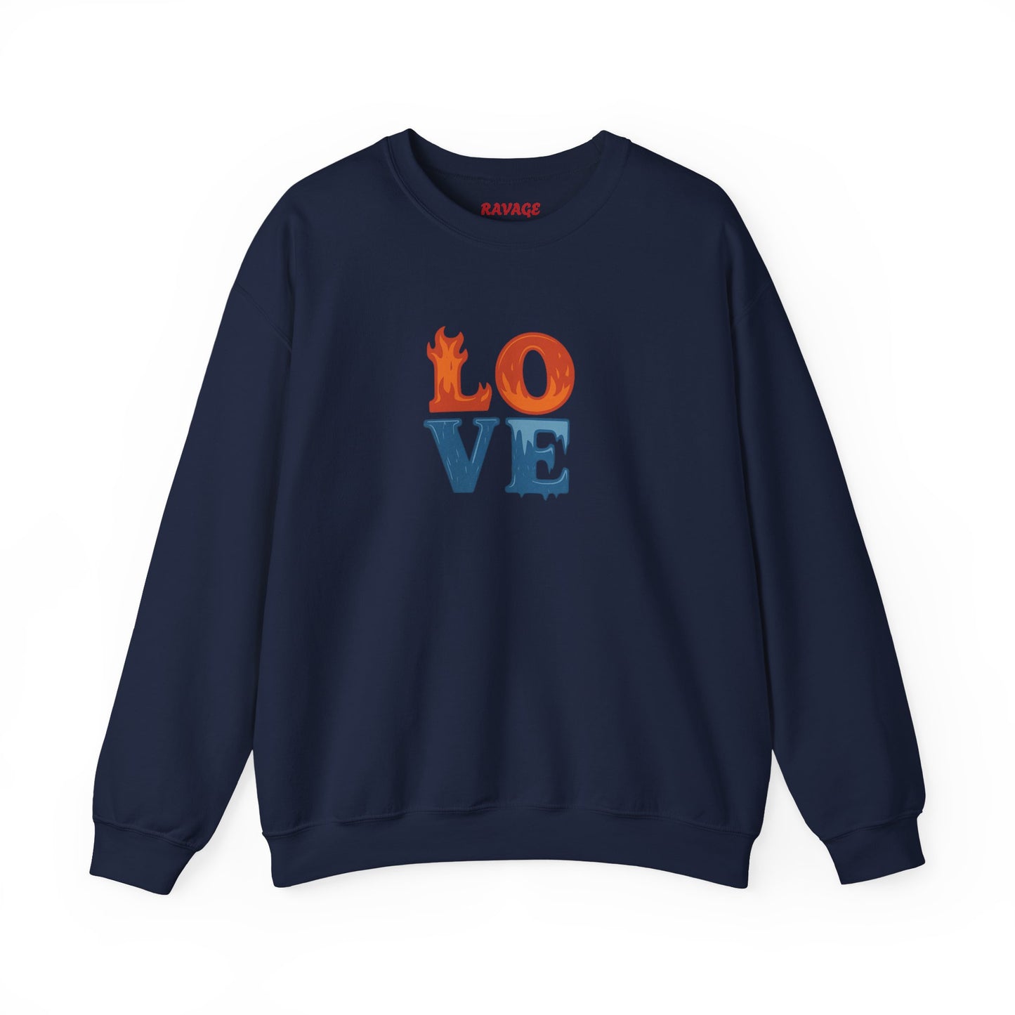 Patriotic Love Sweatshirt | Unisex Crewneck, Cozy Top for Celebrations, Gifts, Independence Day, Casual Style, Everyday Comfort