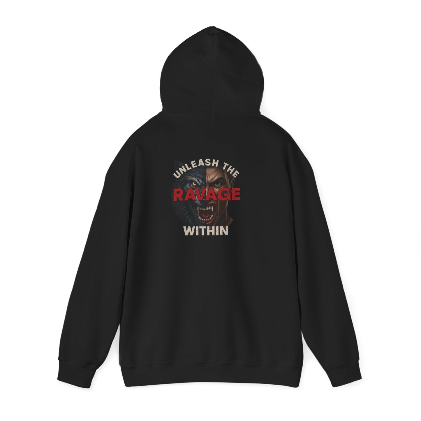 Unleash the Ravage Within Hoodie, Motivational Sweatshirt for Fitness Lovers, Cozy Hoodie for Gym, Gift for Athletes, Unisex Sweatshirt