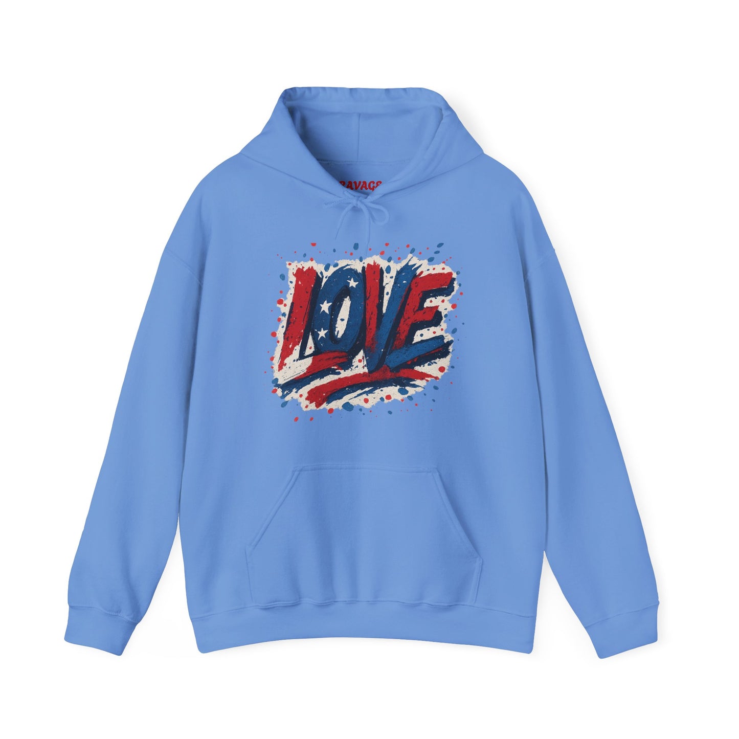 Unisex Hooded Sweatshirt with 'LOVE' Design - Cozy Gift for Friends, Valentine's Day, Casual Wear, Relaxation, Everyday Use