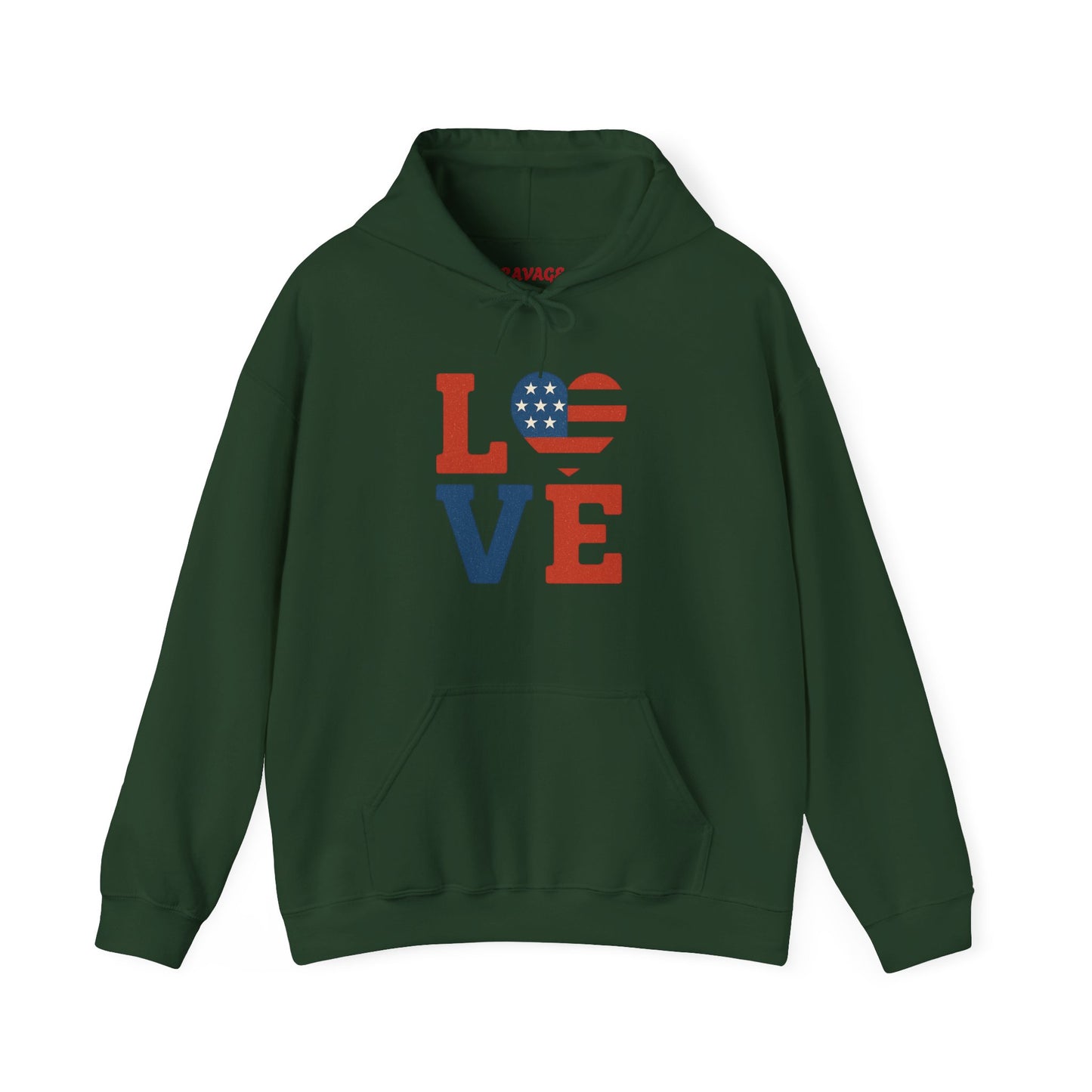 Unisex Hooded Sweatshirt with 'LOVE' Design - Cozy Gift for Friends, Valentine's Day, Casual Wear, Relaxation, Everyday Use