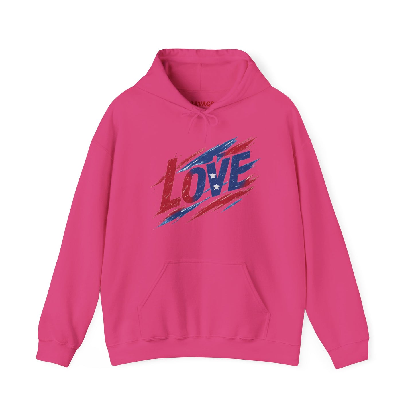 Unisex Hooded Sweatshirt with 'LOVE' Design - Cozy Gift for Friends, Valentine's Day, Casual Wear, Relaxation, Everyday Use