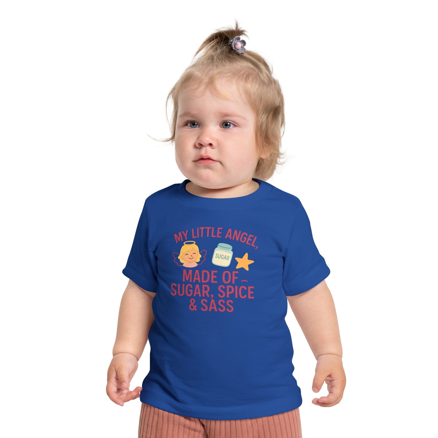 Sugar, Spice & Sass Baby T-Shirt, Cute Baby Shirt, Infant Tee, Baby Shower Gift, Toddler T-Shirt, Girl's Birthday Outfit