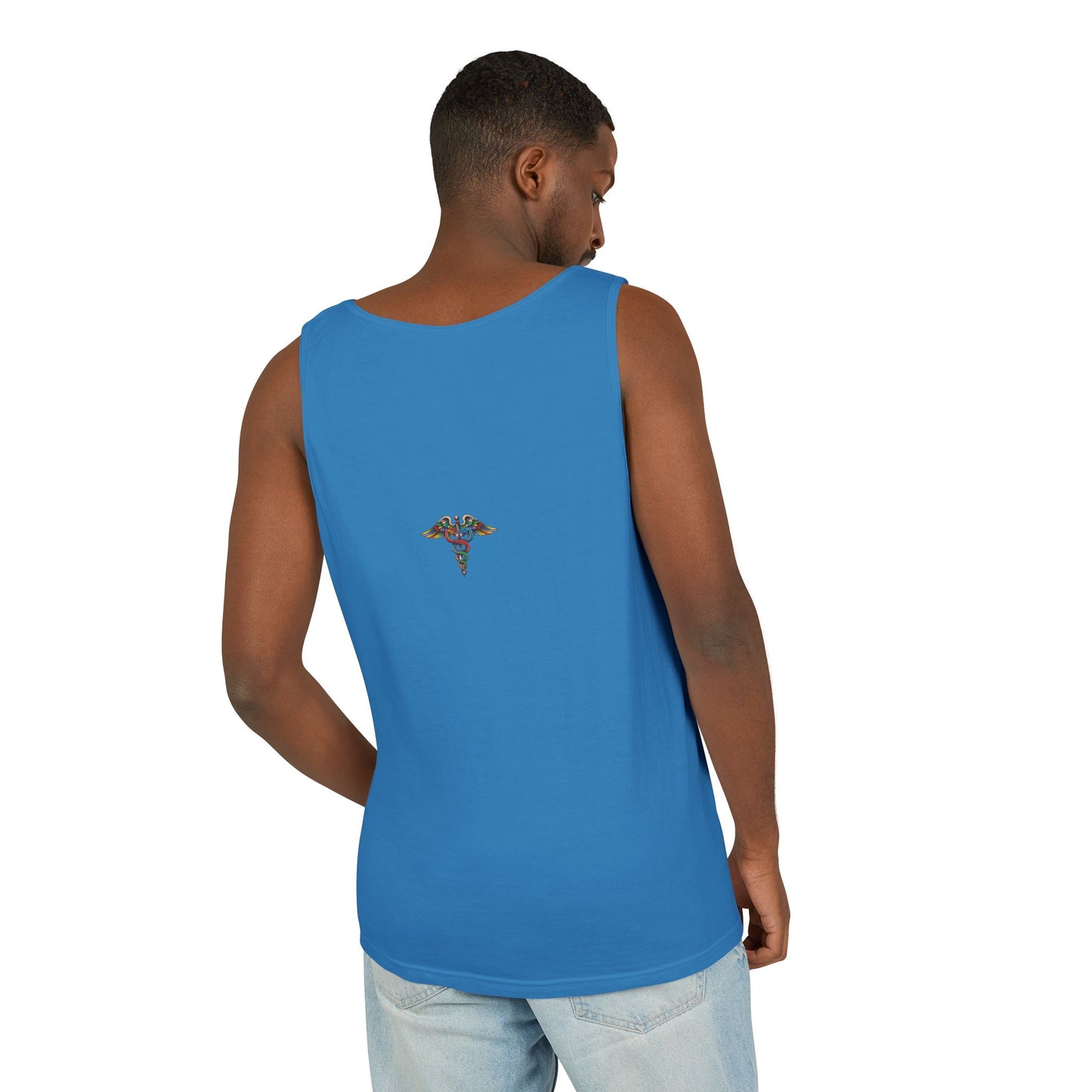 Tattooed Nurse Garment-Dyed Tank Top, Gift for Nurses, Casual Summer Wear