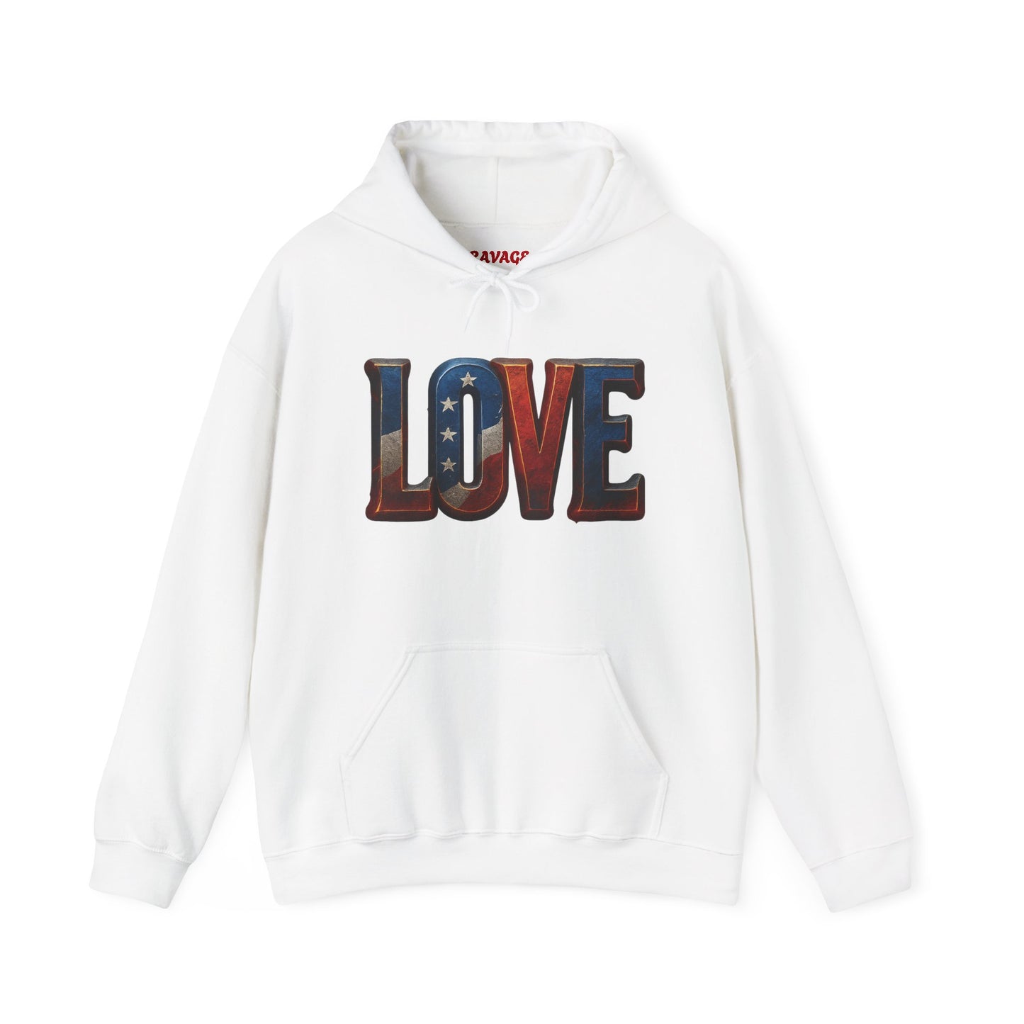 Unisex Hooded Sweatshirt with 'LOVE' Design - Cozy Gift for Friends, Valentine's Day, Casual Wear, Relaxation, Everyday Use