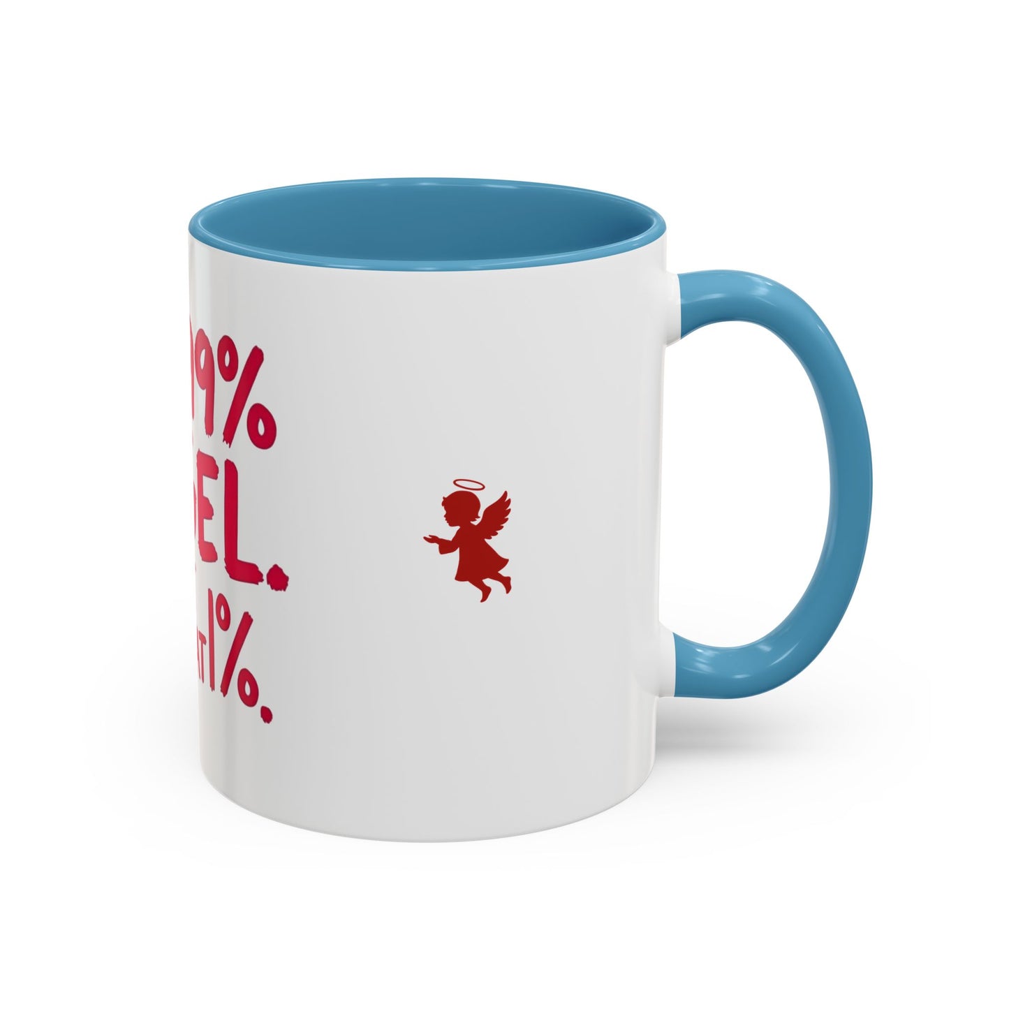 Humorous Accent Coffee Mug - Perfect Gift for Friends, Playful Coffee Lovers, Angel-Themed Decor, Birthday Present, Funny Quote Mugs
