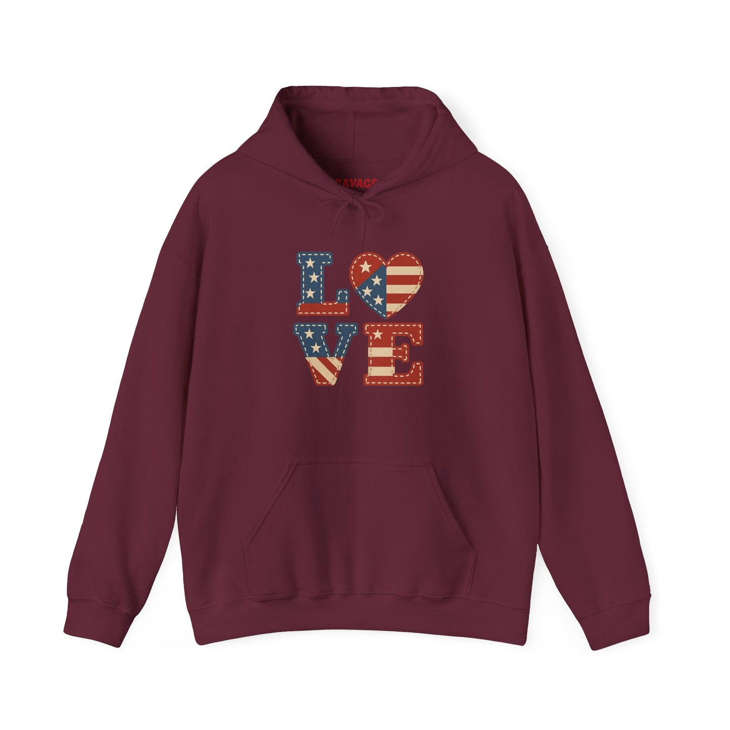 Unisex Hooded Sweatshirt with 'LOVE' Design - Cozy Gift for Friends, Valentine's Day, Casual Wear, Relaxation, Everyday Use
