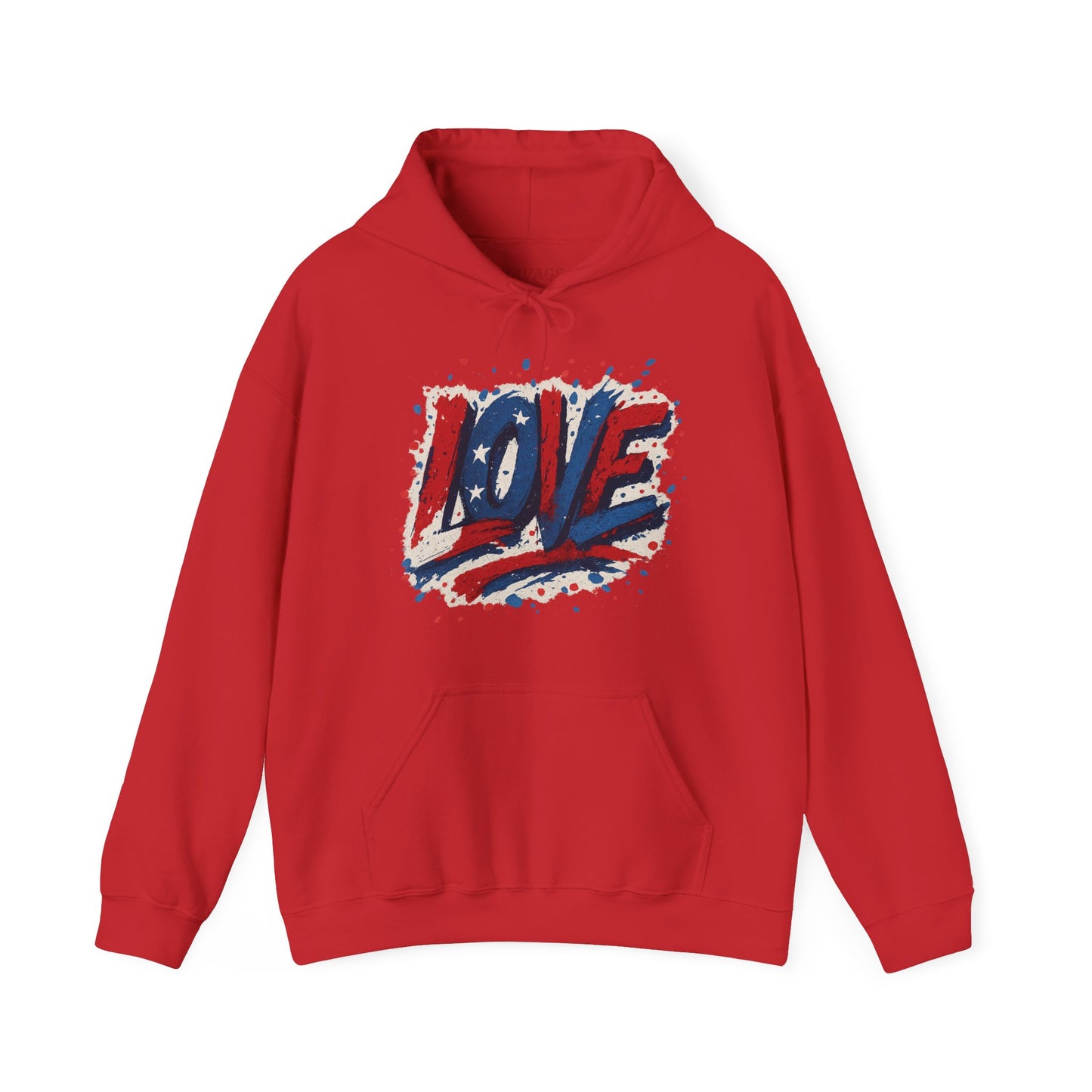 Unisex Hooded Sweatshirt with 'LOVE' Design - Cozy Gift for Friends, Valentine's Day, Casual Wear, Relaxation, Everyday Use