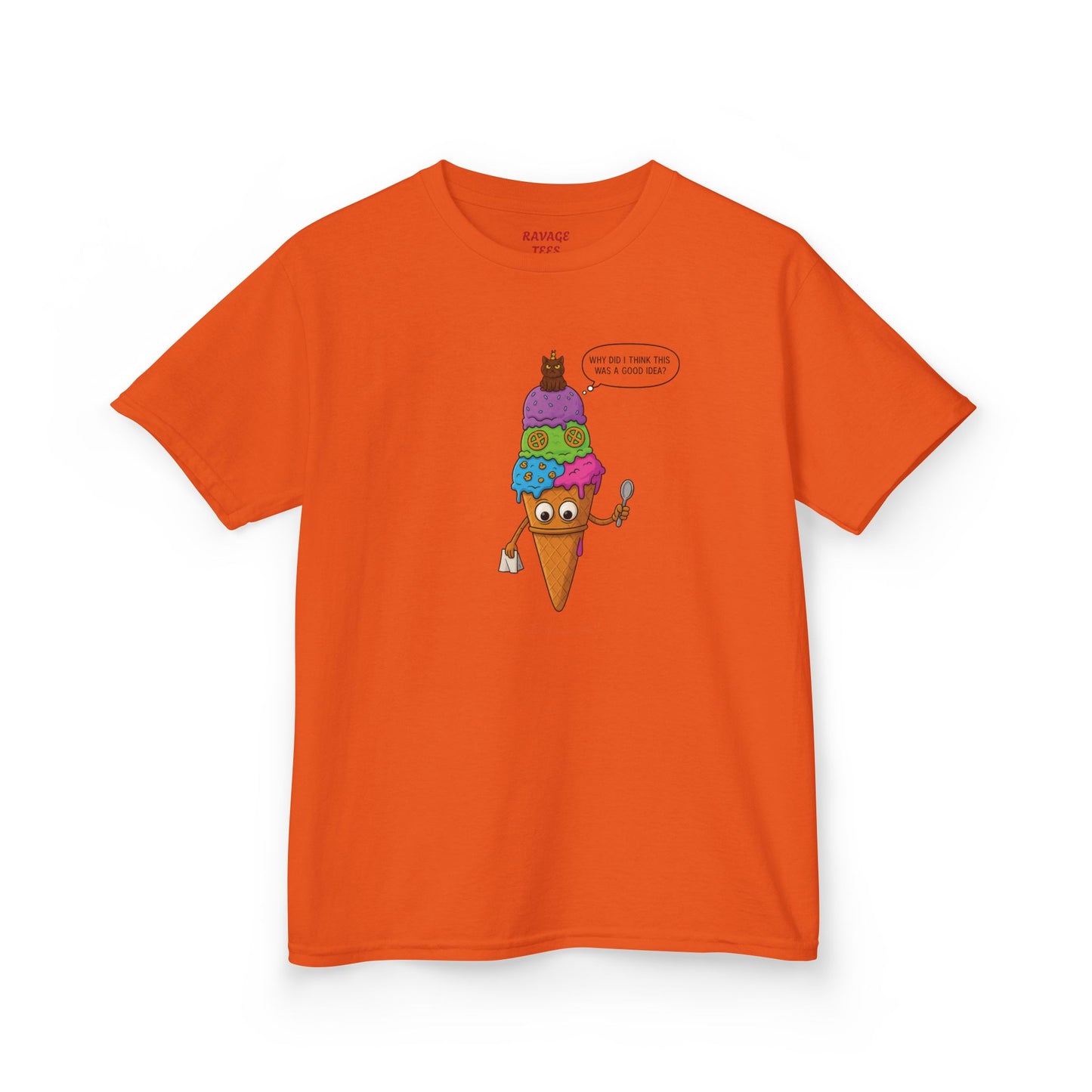 Kids Ice Cream Cone T-Shirt - Fun Summer Apparel, Perfect Gift for Birthdays, Playdates, Ice Cream Lovers, Family Outings