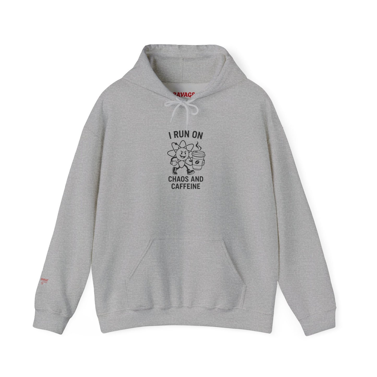 Caffeine Chaos Hoodie - Cozy Unisex Sweatshirt, Ideal for Coffee Lovers, Gift for Friends, Birthday, Relaxation, Casual Wear
