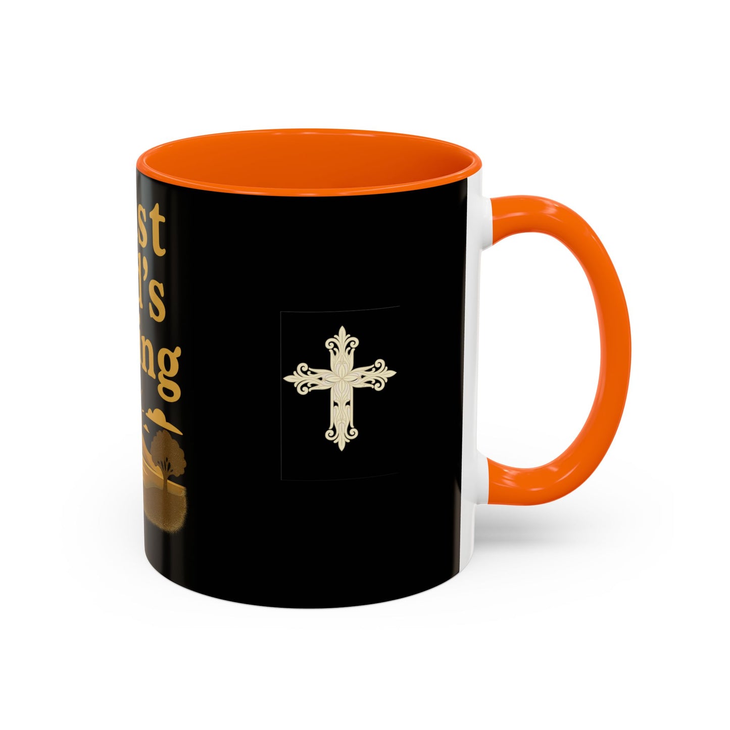 Trust God's Timing Christian Coffee Mug – Inspirational Accent Cup (11oz & 15oz), Faith-Based Gift for Coffee & Tea Lovers