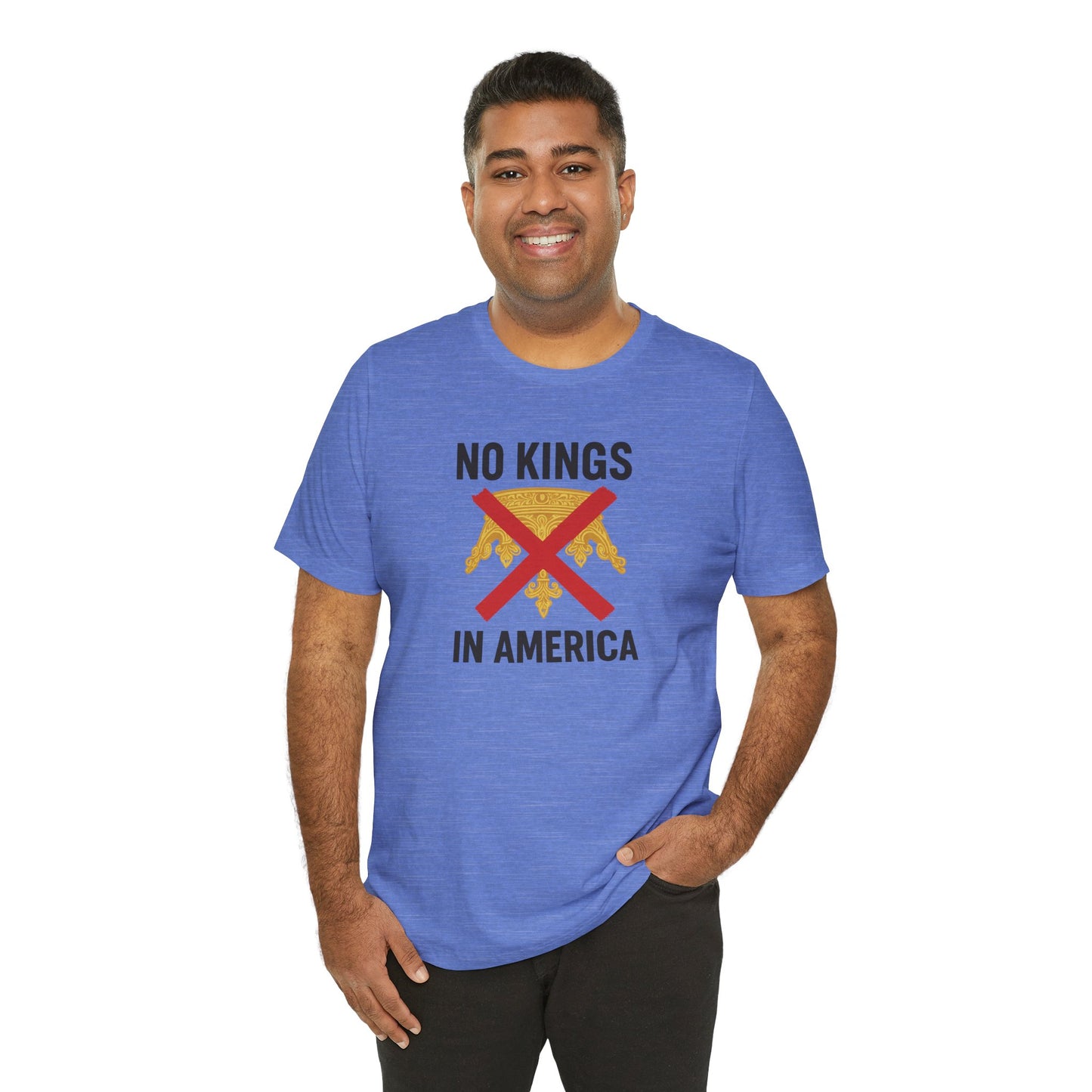 NO KINGS Revolutionary Statement Tee – Unisex Protest Shirt for Freedom, Equality & Independence Day Casual Wear