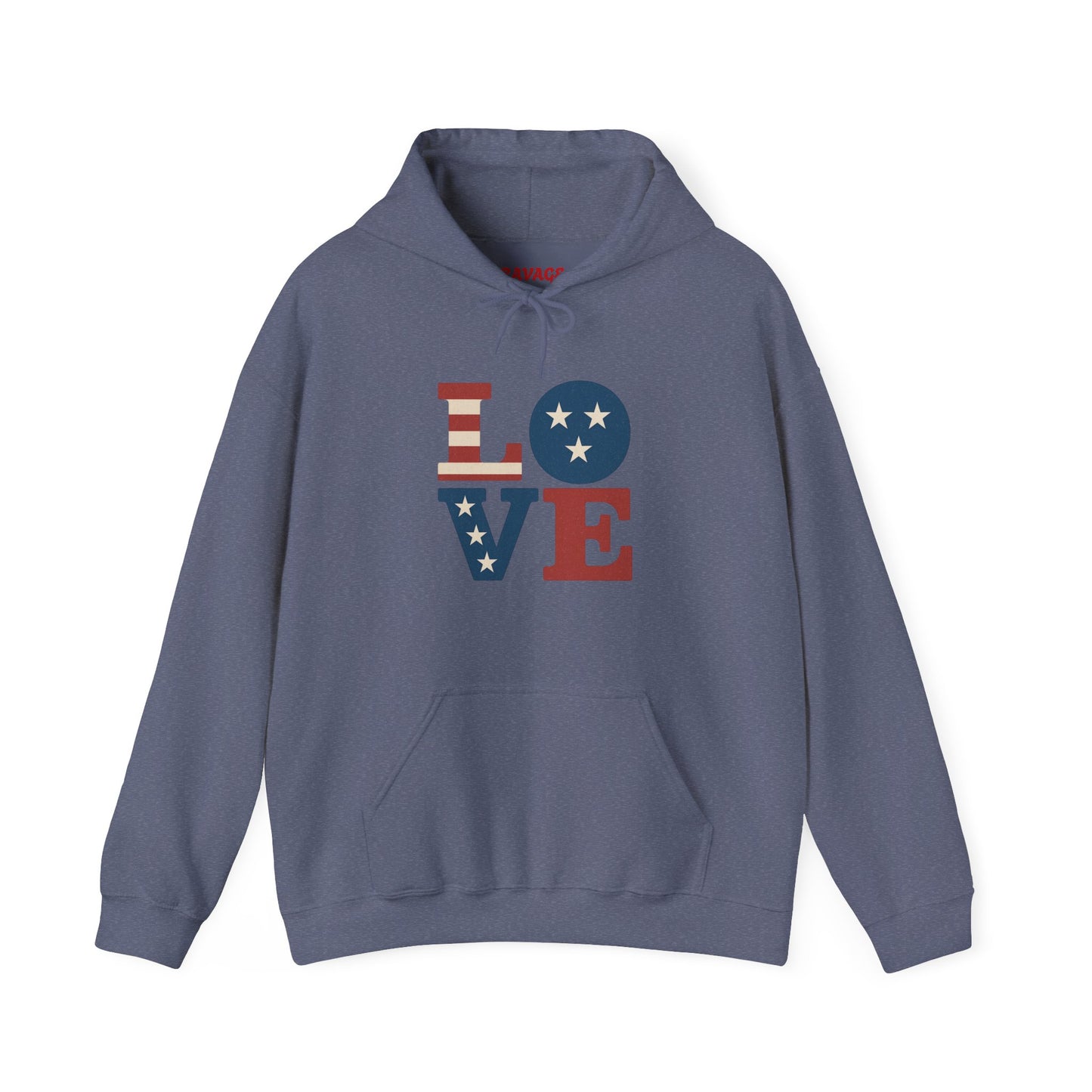 Unisex Hooded Sweatshirt with 'LOVE' Design - Cozy Gift for Friends, Valentine's Day, Casual Wear, Relaxation, Everyday Use