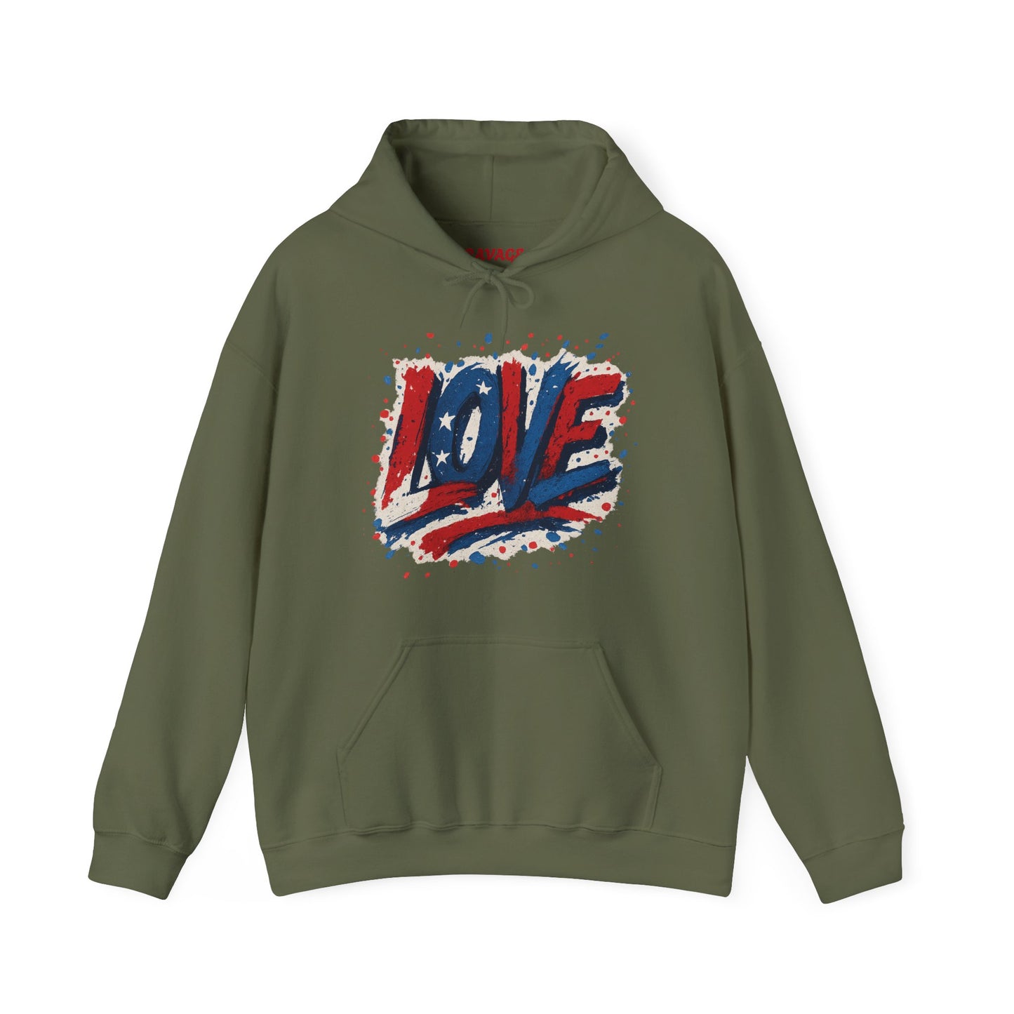 Unisex Hooded Sweatshirt with 'LOVE' Design - Cozy Gift for Friends, Valentine's Day, Casual Wear, Relaxation, Everyday Use