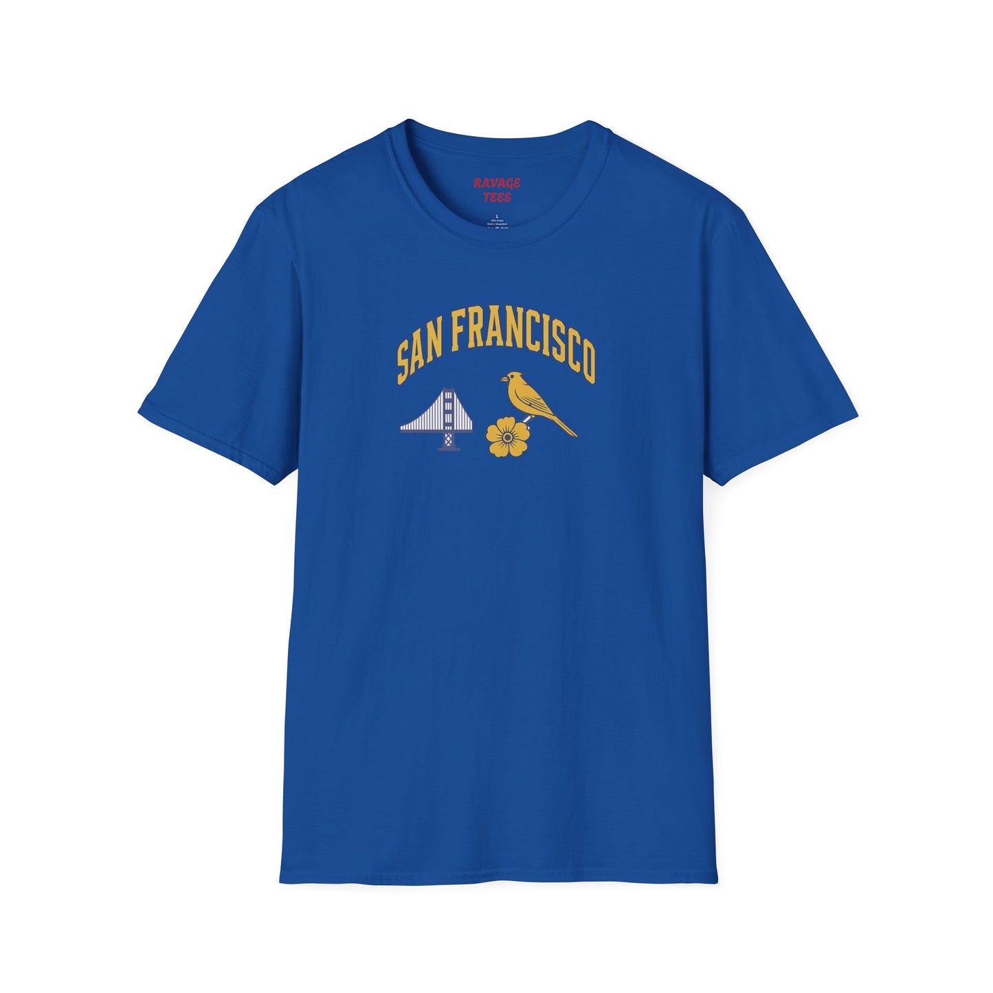 SAN FRANCISCO Vibes Unisex T-Shirt – Casual Summer Tee, Beachwear, Travel Outfit, Vacation Style, Gift for Him or Her