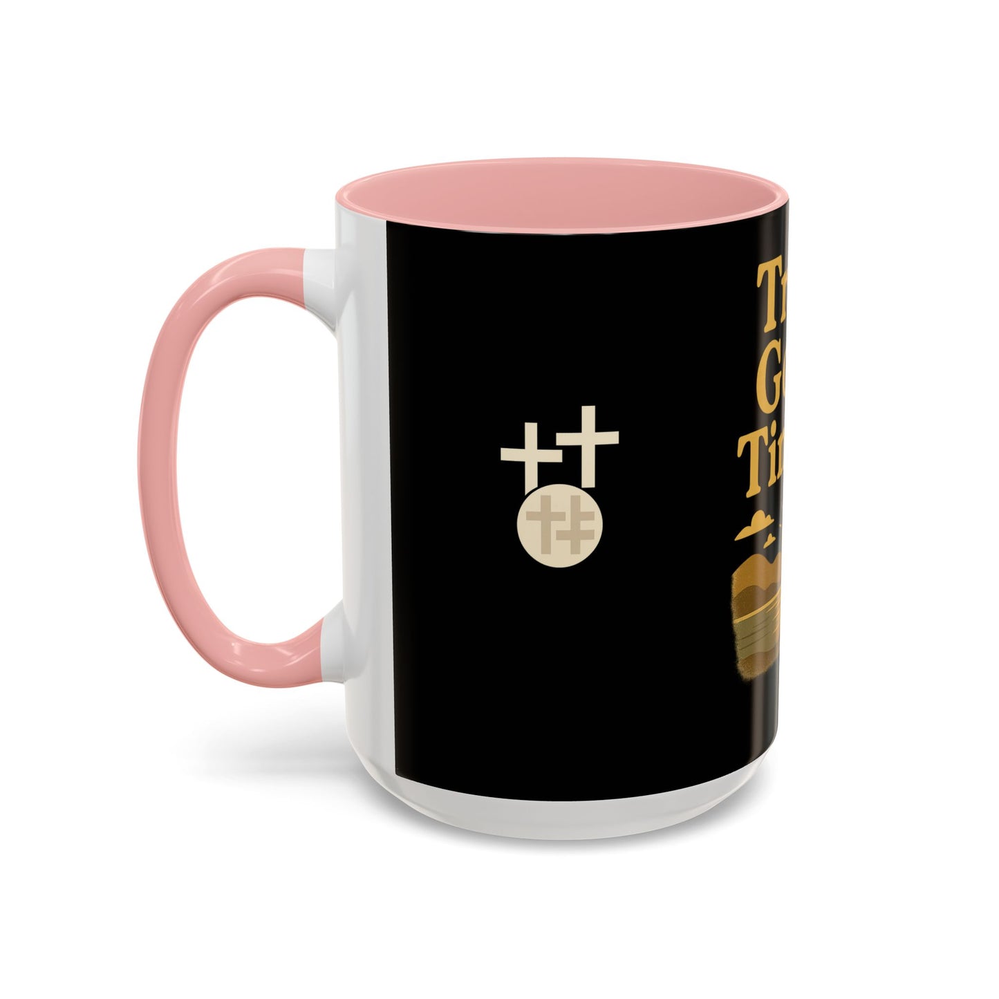 Trust God's Timing Christian Coffee Mug – Inspirational Accent Cup (11oz & 15oz), Faith-Based Gift for Coffee & Tea Lovers