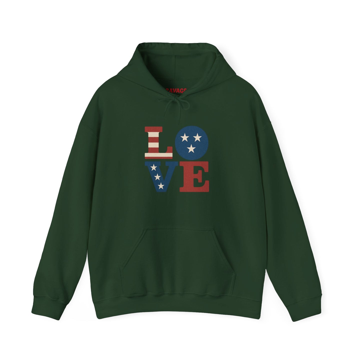 Unisex Hooded Sweatshirt with 'LOVE' Design - Cozy Gift for Friends, Valentine's Day, Casual Wear, Relaxation, Everyday Use