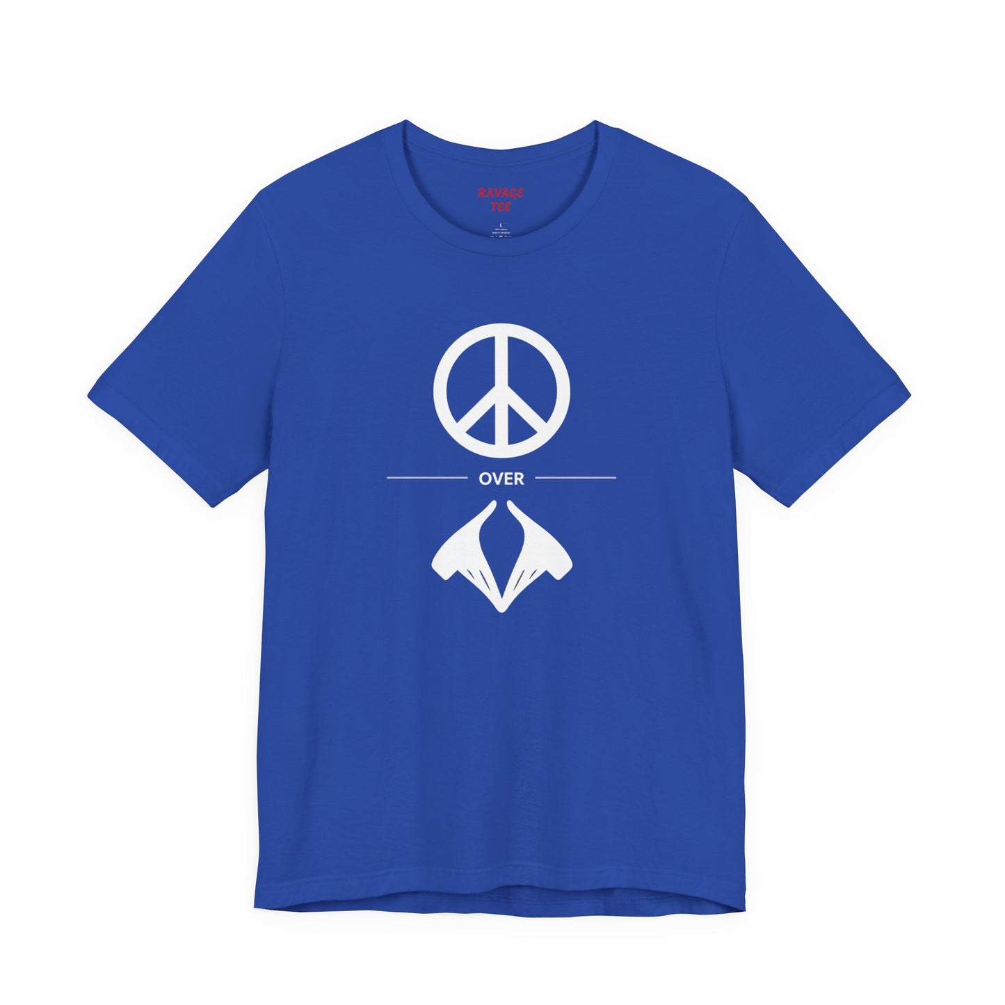 Peace Sign Unisex Jersey Tee, Casual Wear, Gift for Friends, Summer Fashion, Festival Outfit, Eco-Friendly Apparel