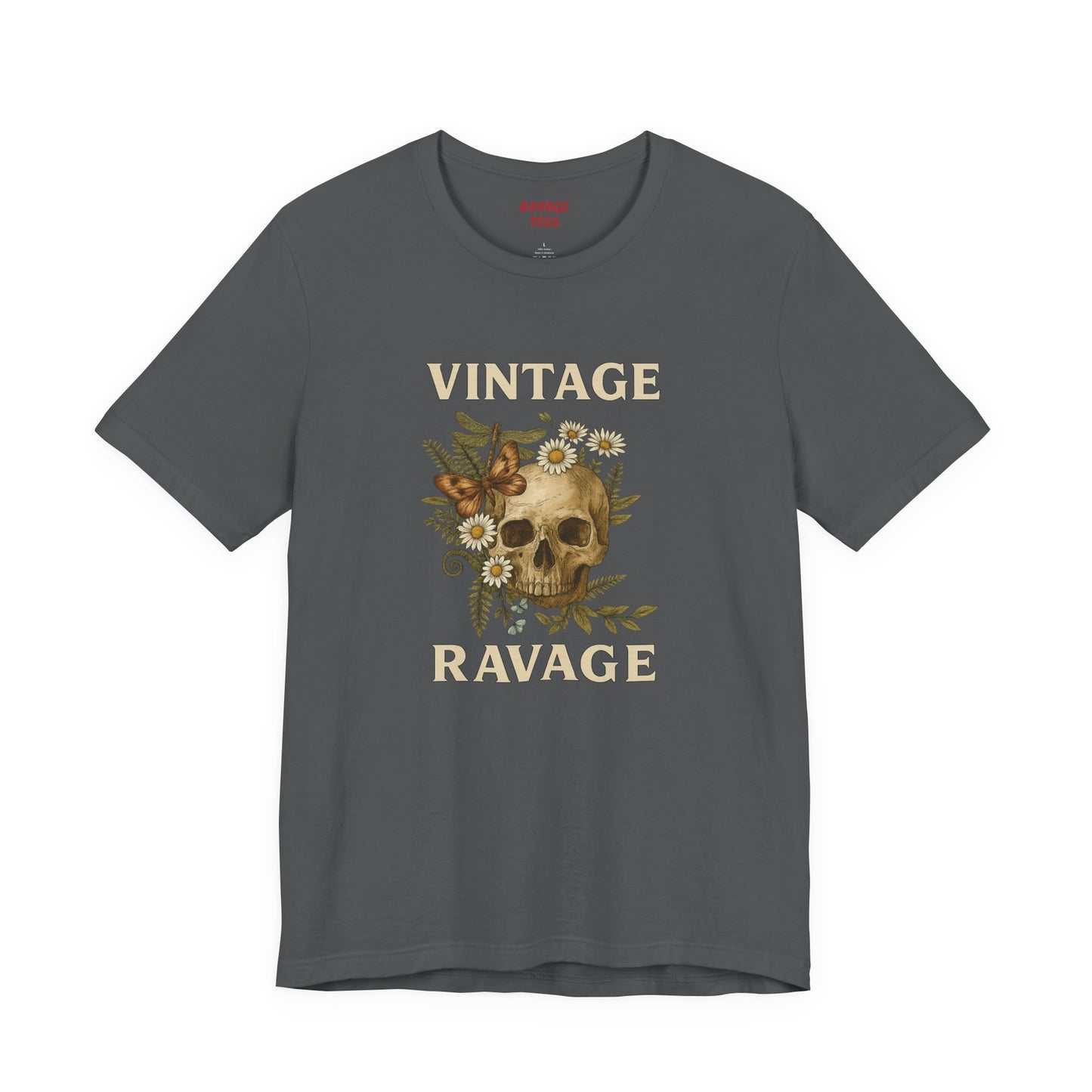 Vintage Skull Graphic Tee, Unisex Skull Shirt, Alternative Fashion, Edgy Vintage T-Shirt, Casual Streetwear Tee, Gift for Him/Her