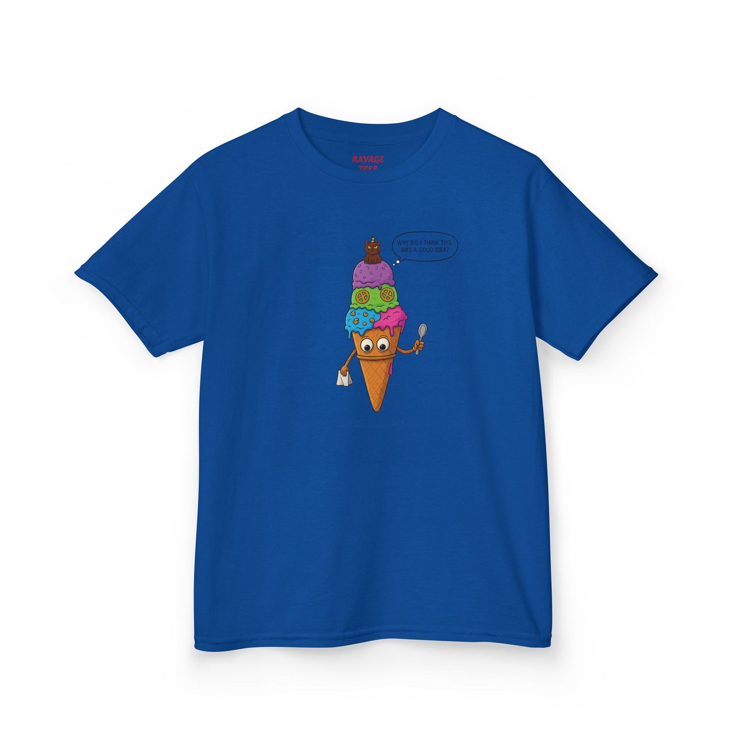 Kids Ice Cream Cone T-Shirt - Fun Summer Apparel, Perfect Gift for Birthdays, Playdates, Ice Cream Lovers, Family Outings