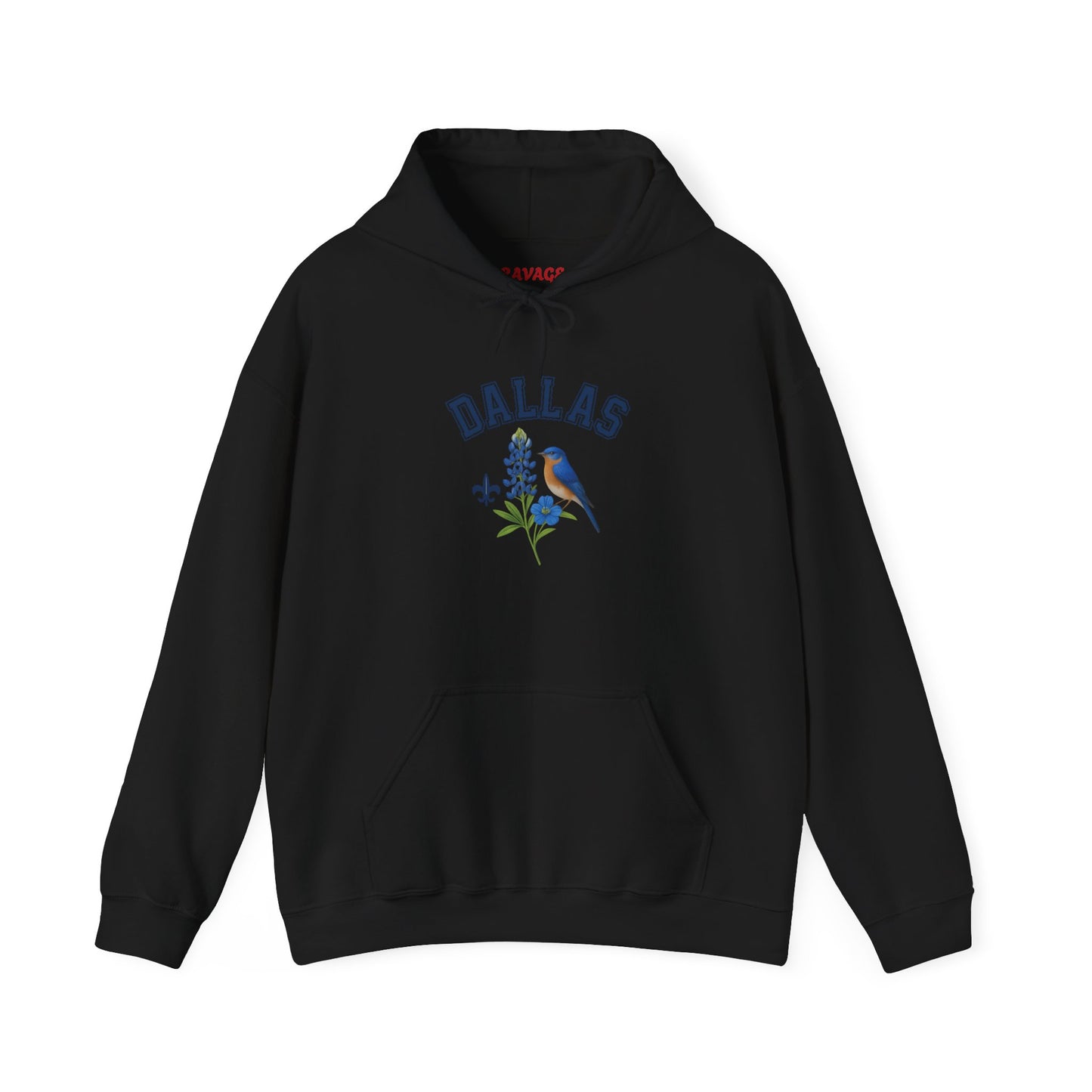 DALLAS Unisex Hoodie – Cozy Sweatshirt, Casual Travel Souvenir, Relaxed Streetwear Gift for Nature & City Lovers