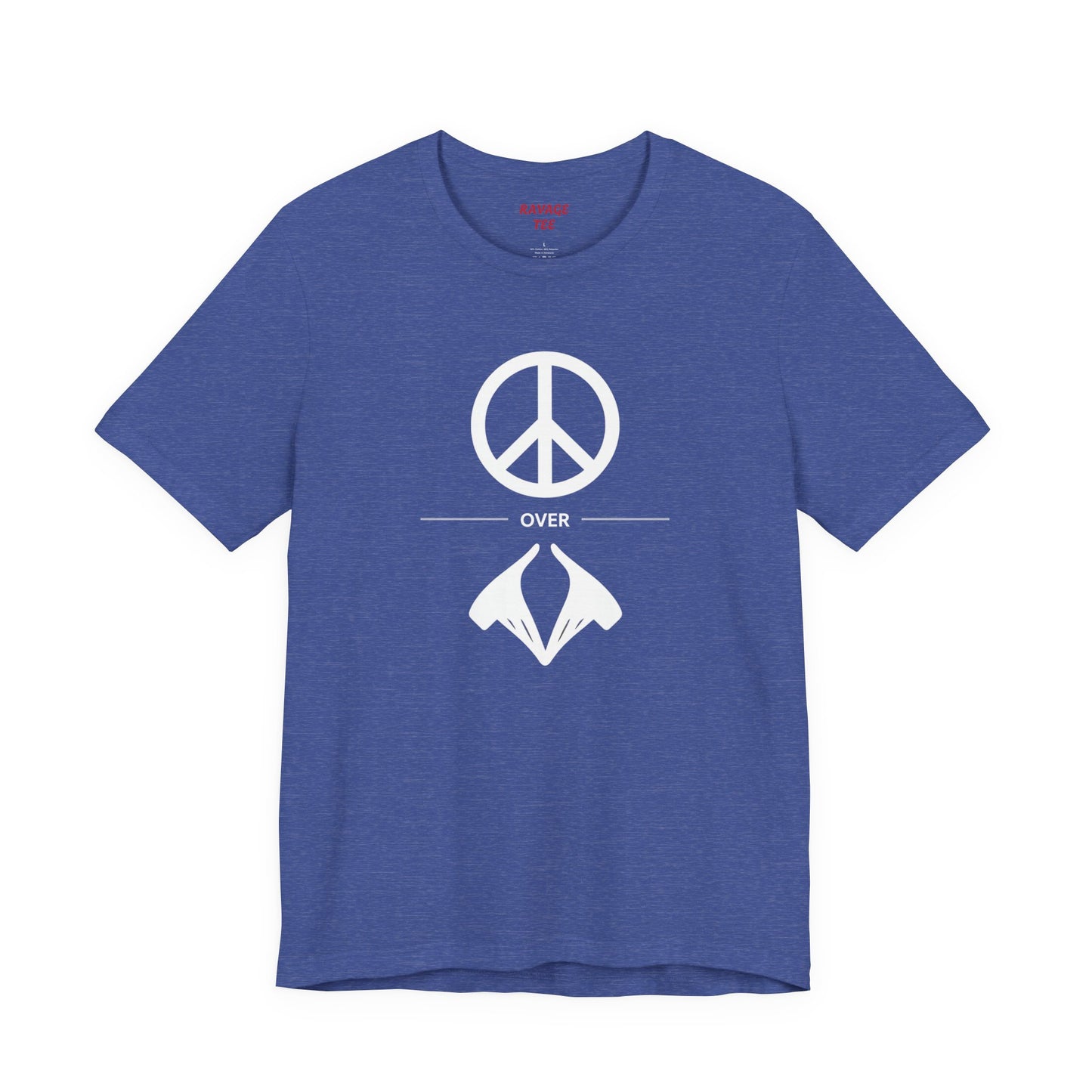 Peace Sign Unisex Jersey Tee, Casual Wear, Gift for Friends, Summer Fashion, Festival Outfit, Eco-Friendly Apparel