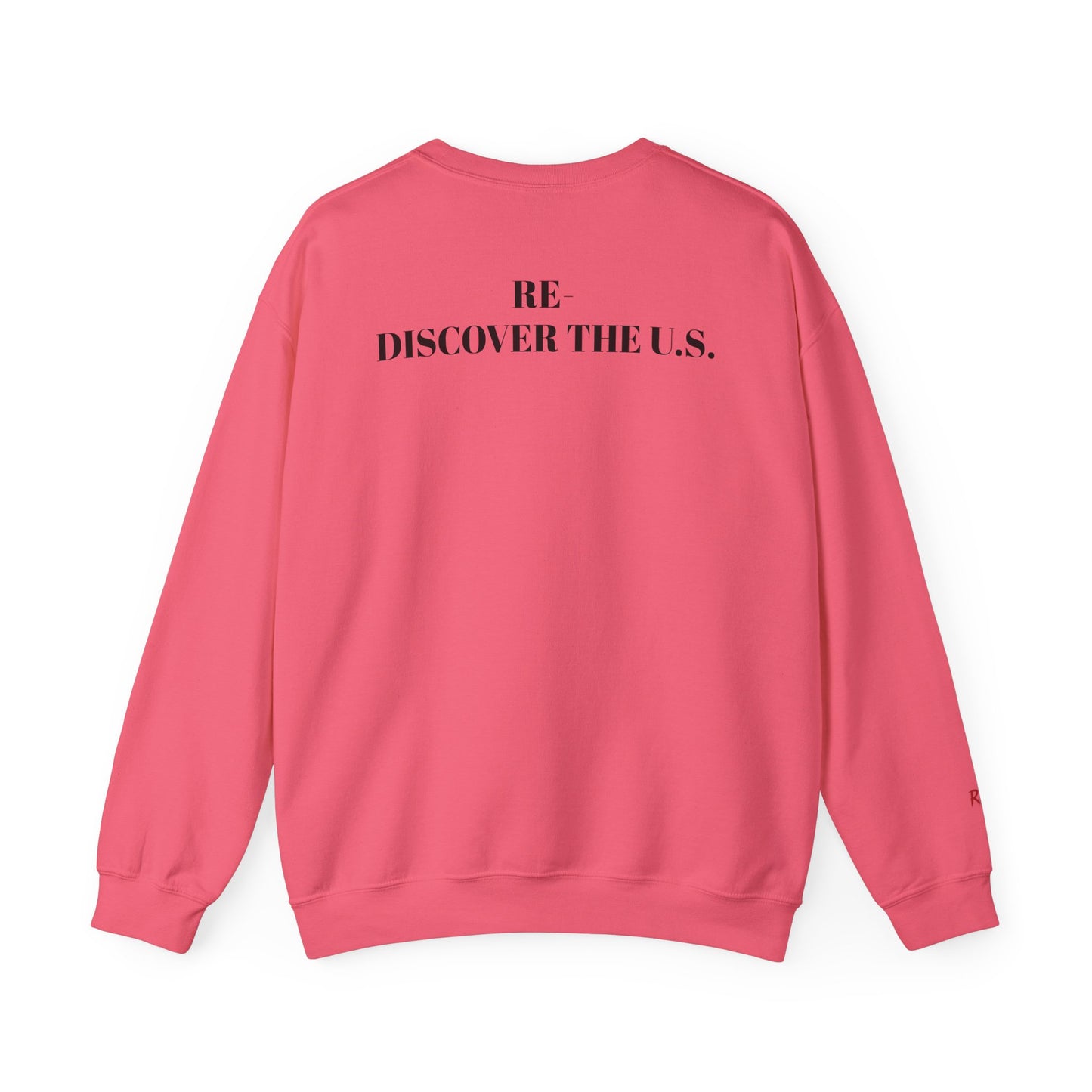 Re-Discover the U.S. Travel Enthusiast Sweatshirt, Cozy Crewneck, Explore America, Casual Wear
