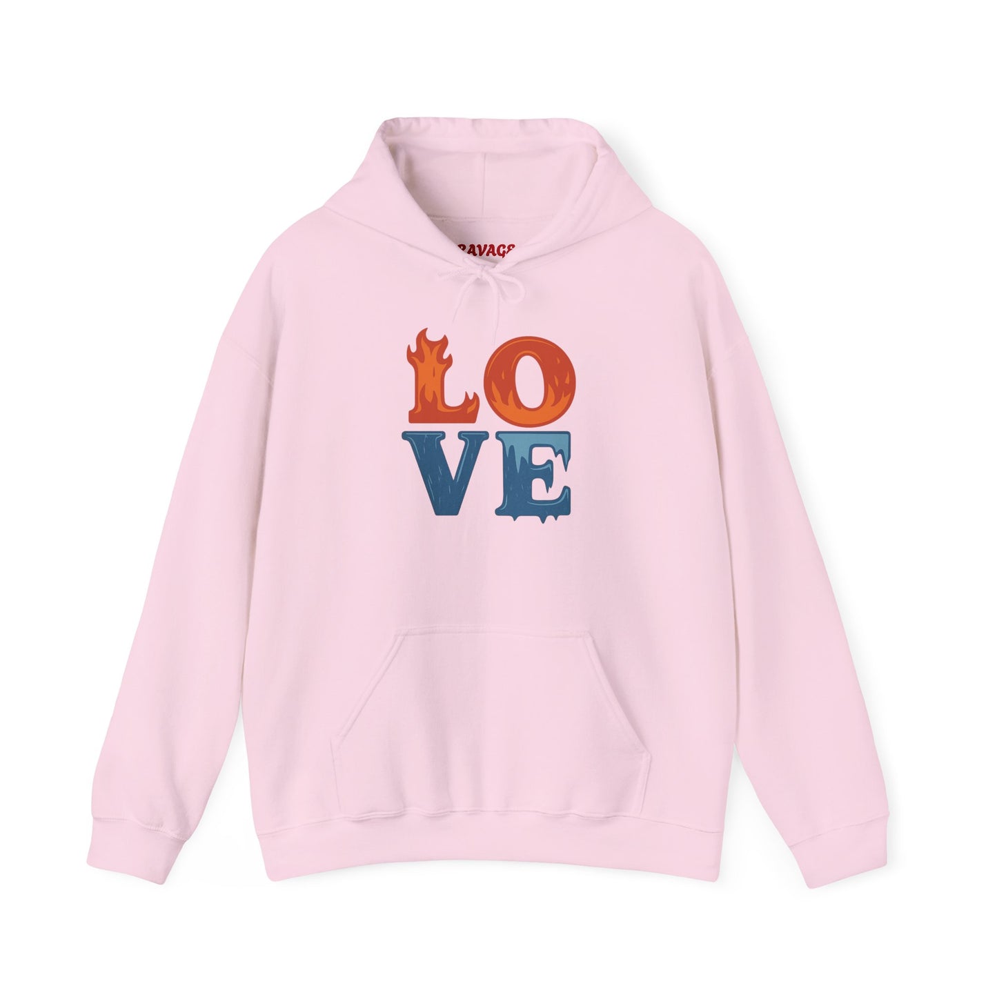 Unisex Hooded Sweatshirt with 'LOVE' Design - Cozy Gift for Friends, Valentine's Day, Casual Wear, Relaxation, Everyday Use