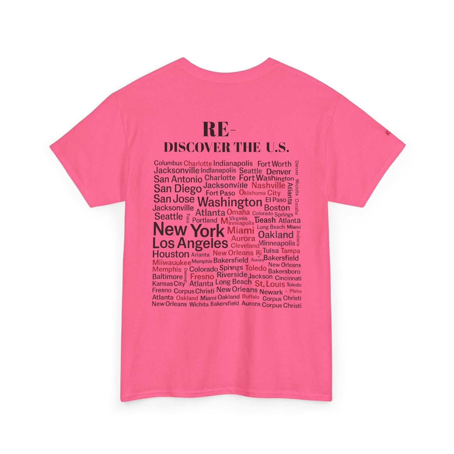 RE-DISCOVERVER the U.S. Unisex Heavy Cotton Tee