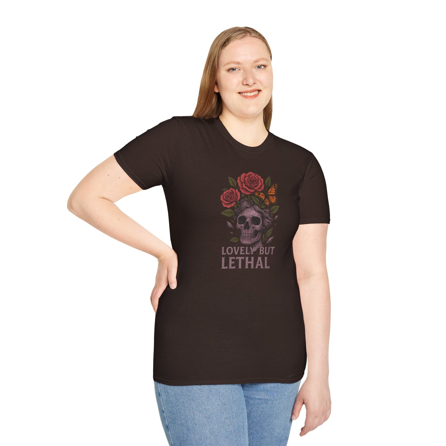 LOVELY BUT DEADLY Graphic T-Shirt – Unisex Tee | Eco-Friendly Nature Shirt for Summer Style, Casual Wear & Gifts for Nature Lovers