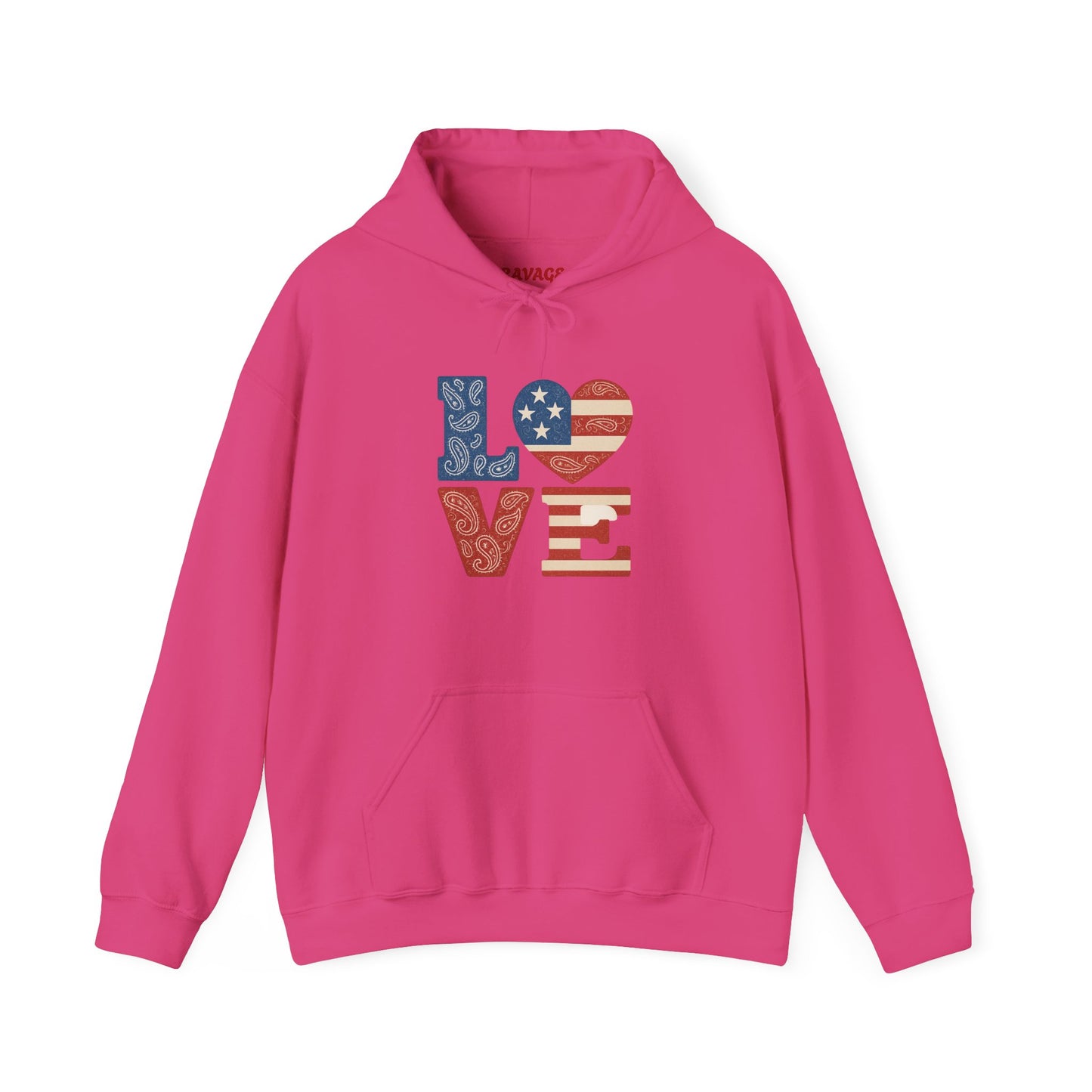 Unisex Hooded Sweatshirt with 'LOVE' Design - Cozy Gift for Friends, Valentine's Day, Casual Wear, Relaxation, Everyday Use