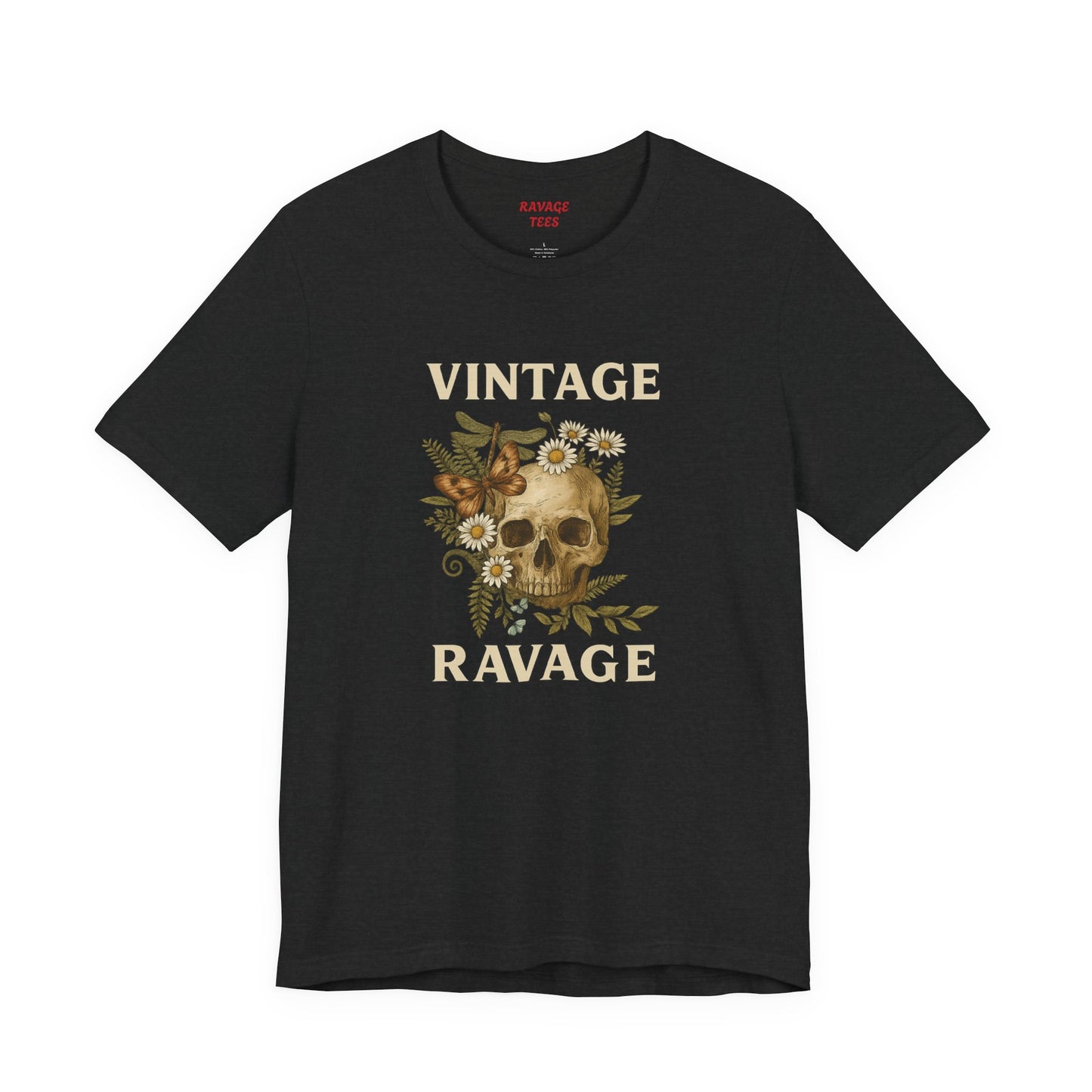 Vintage Skull Graphic Tee, Unisex Skull Shirt, Alternative Fashion, Edgy Vintage T-Shirt, Casual Streetwear Tee, Gift for Him/Her