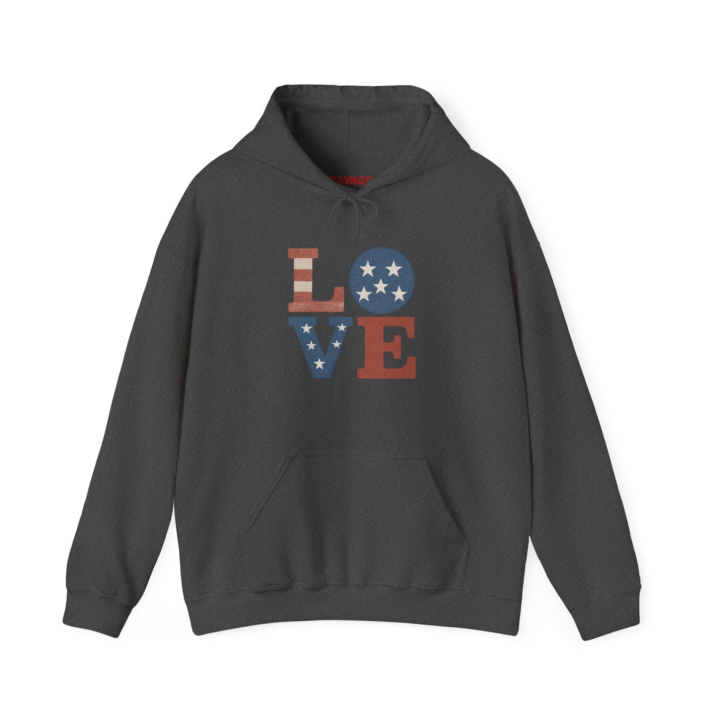 Unisex Hooded Sweatshirt with 'LOVE' Design - Cozy Gift for Friends, Valentine's Day, Casual Wear, Relaxation, Everyday Use