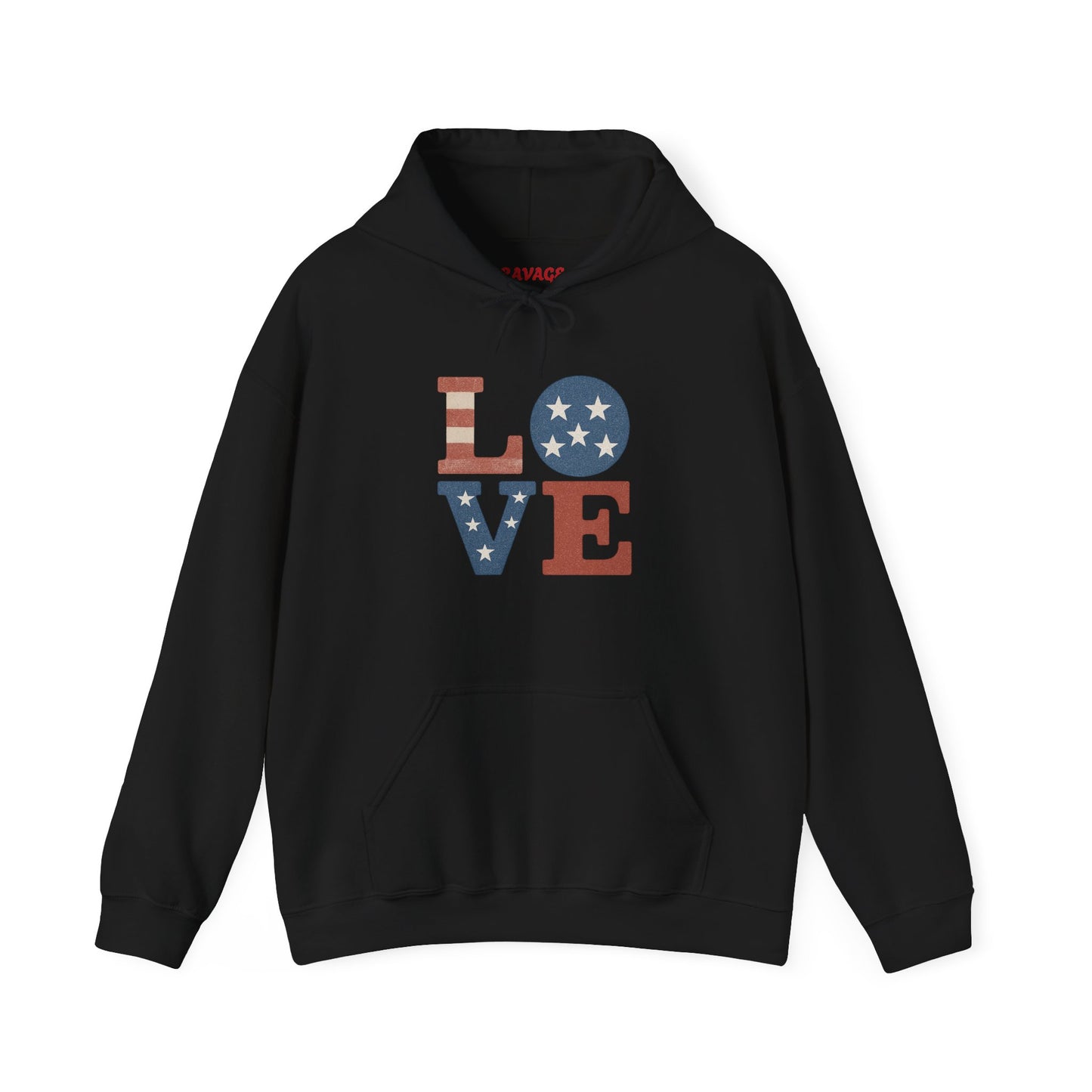 Unisex Hooded Sweatshirt with 'LOVE' Design - Cozy Gift for Friends, Valentine's Day, Casual Wear, Relaxation, Everyday Use