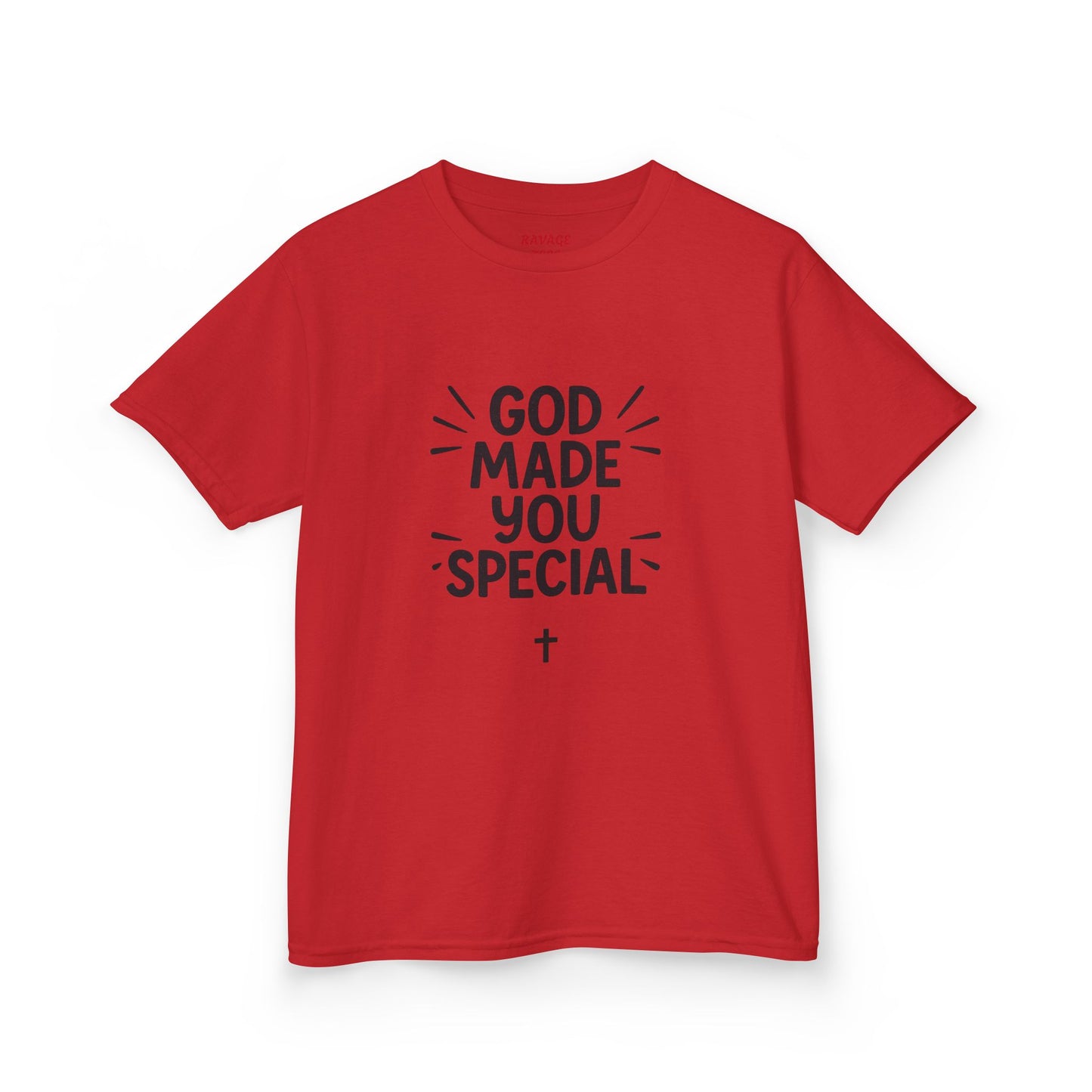 Kids Christian T-Shirt, God Made You Special Tee, Youth Religious Apparel, Faith-Based Gift, Inspirational Kids Wear