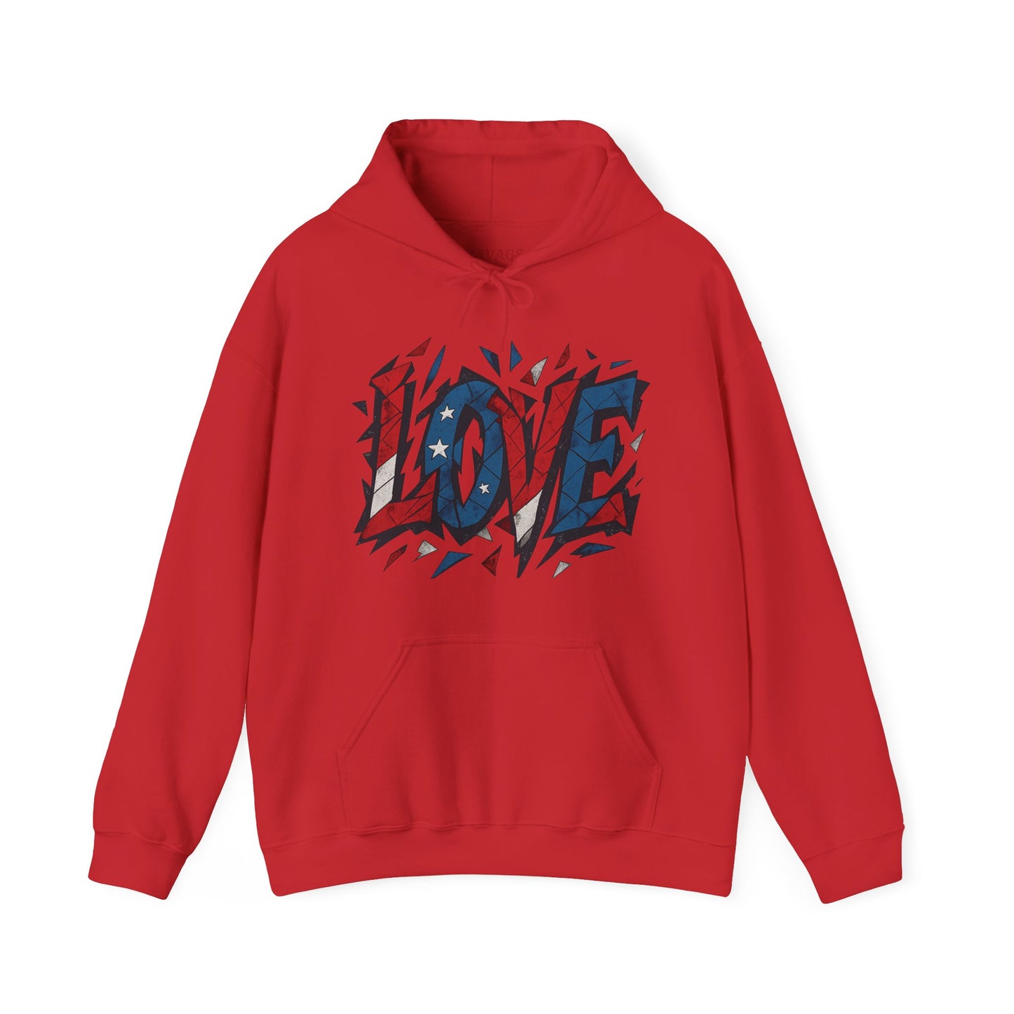 Unisex Hooded Sweatshirt with 'LOVE' Design - Cozy Gift for Friends, Valentine's Day, Casual Wear, Relaxation, Everyday Use