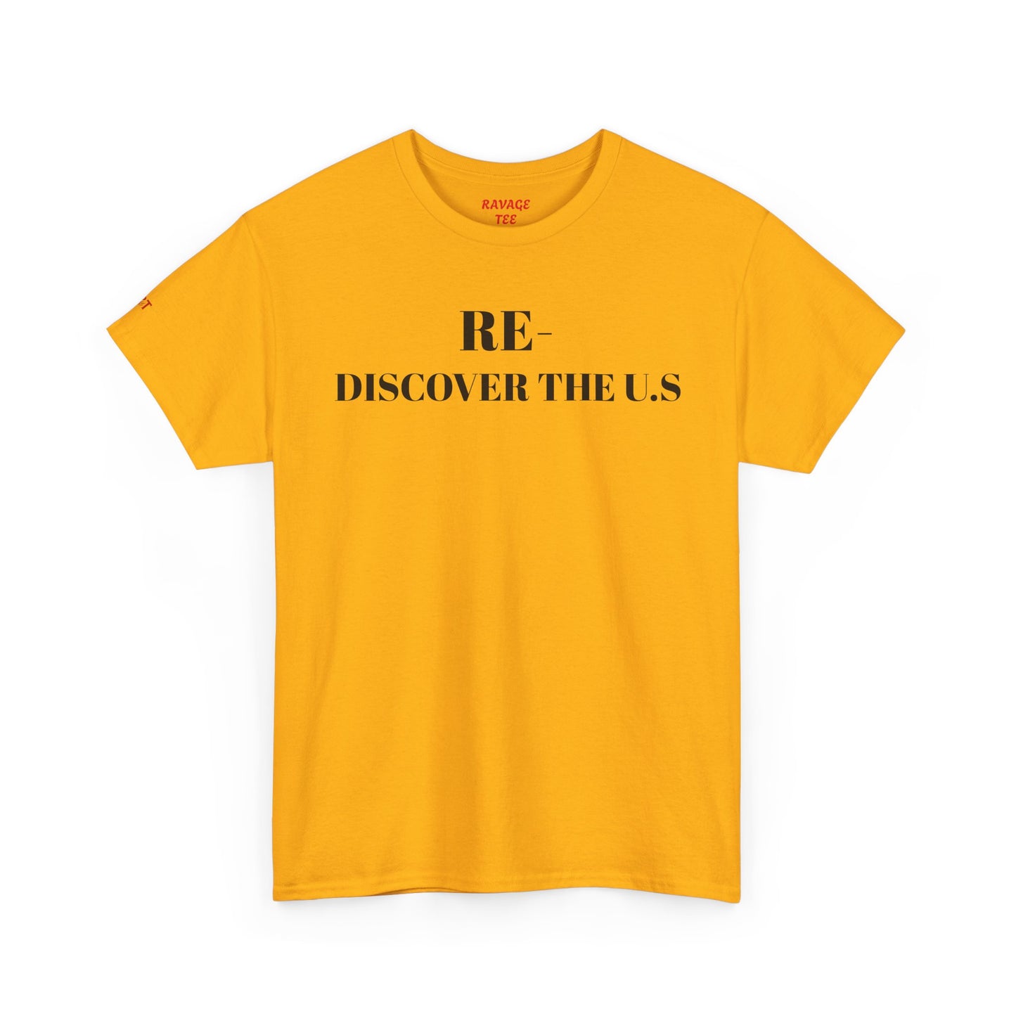 RE-DISCOVERVER the U.S. Unisex Heavy Cotton Tee
