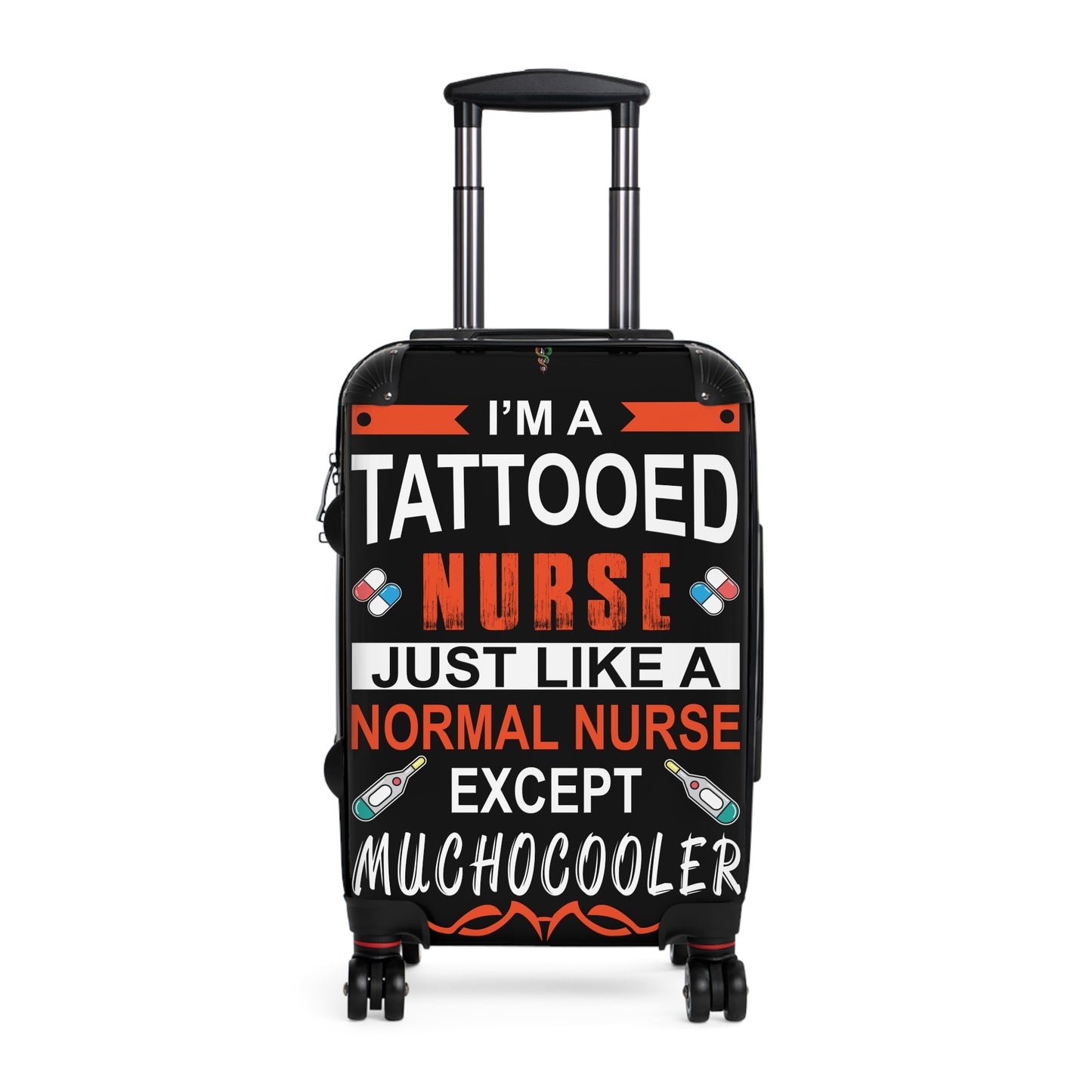 Tattooed Nurse Suitcase: Travel Gear, Weekend Getaway Bag, Nurse Appreciation Gift