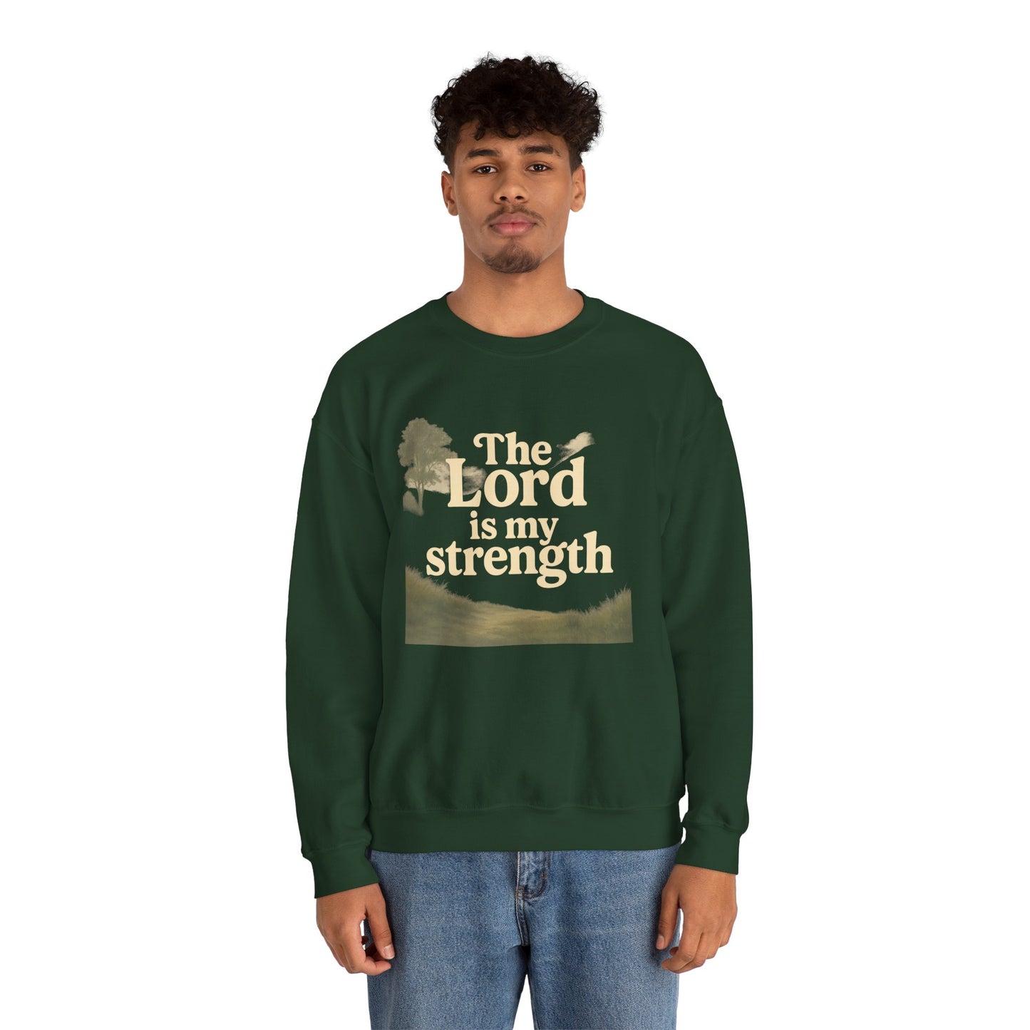 Faith-Inspired Crewneck Sweatshirt, Christian Apparel, Inspirational Gift, Religious Fashion, Daily Comfort, Cozy Sweatshirt