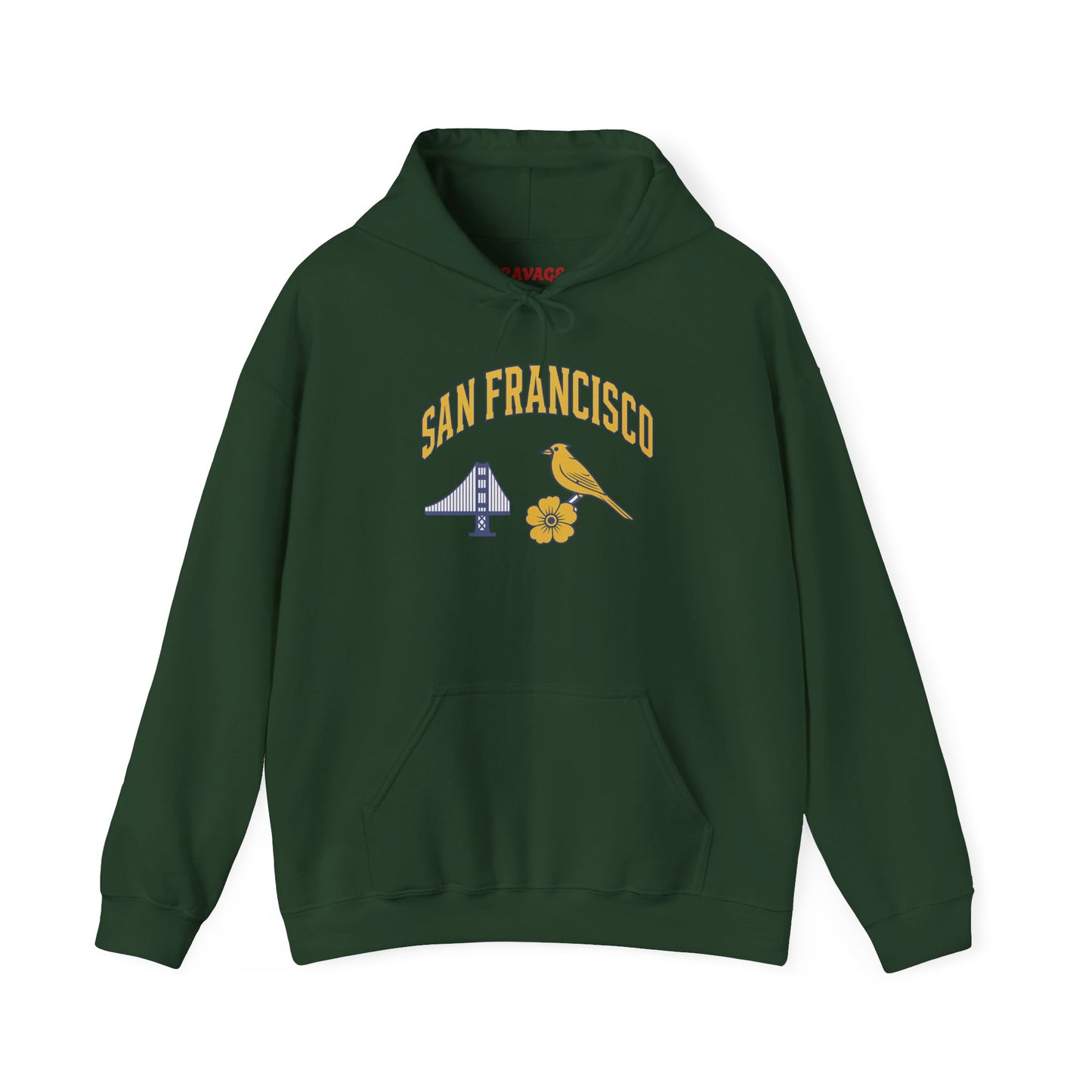 SAN FRANCISCO Unisex Hoodie – Cozy Sweatshirt, Casual Travel Souvenir, Relaxed Streetwear Gift for Nature & City Lovers