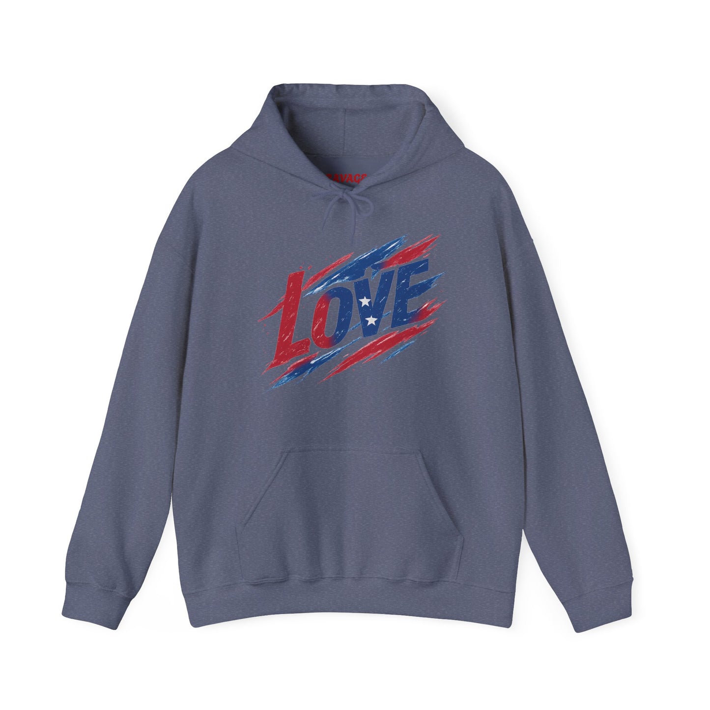 Unisex Hooded Sweatshirt with 'LOVE' Design - Cozy Gift for Friends, Valentine's Day, Casual Wear, Relaxation, Everyday Use