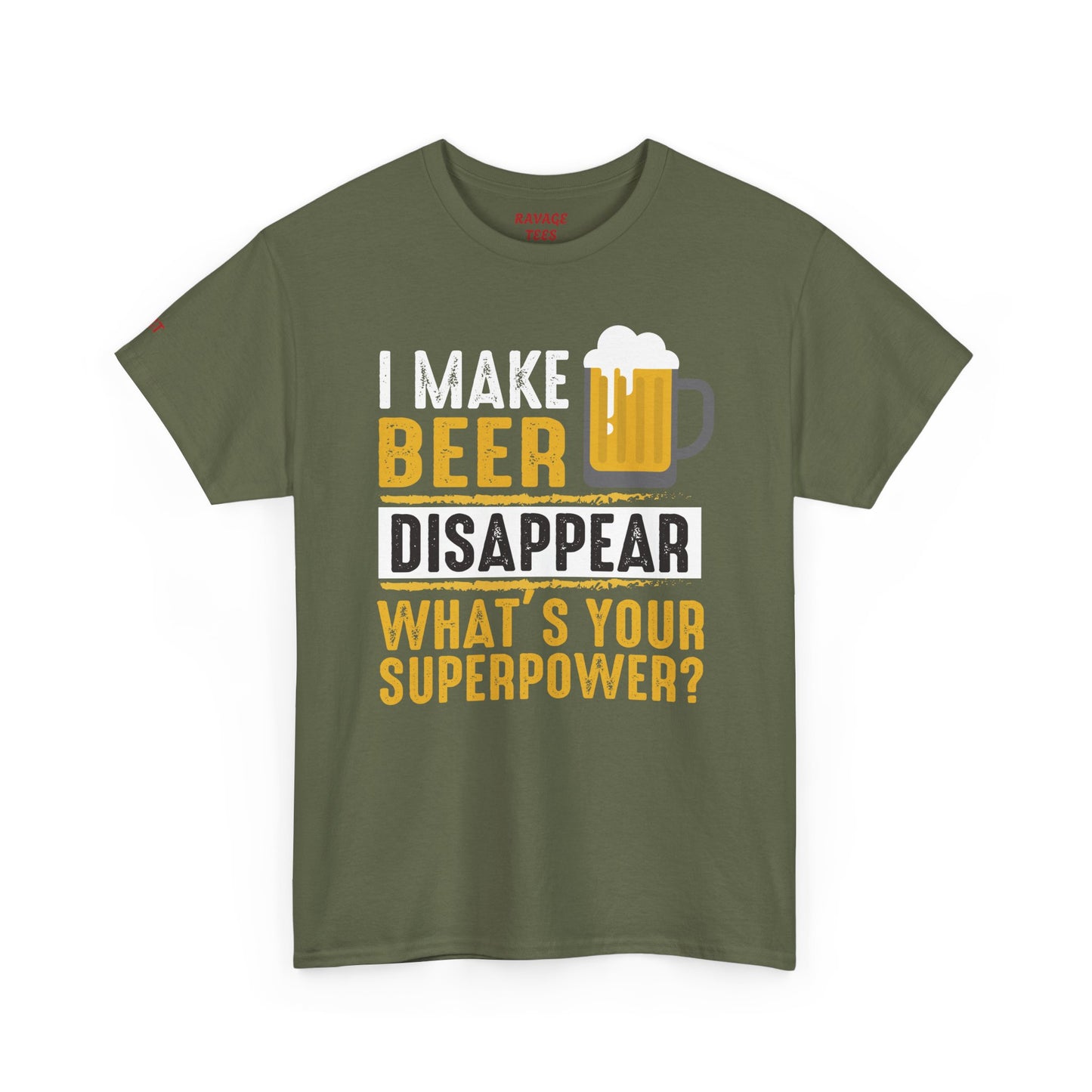 Unisex Beer Superpower Tee | Funny T-Shirt for Beer Lovers