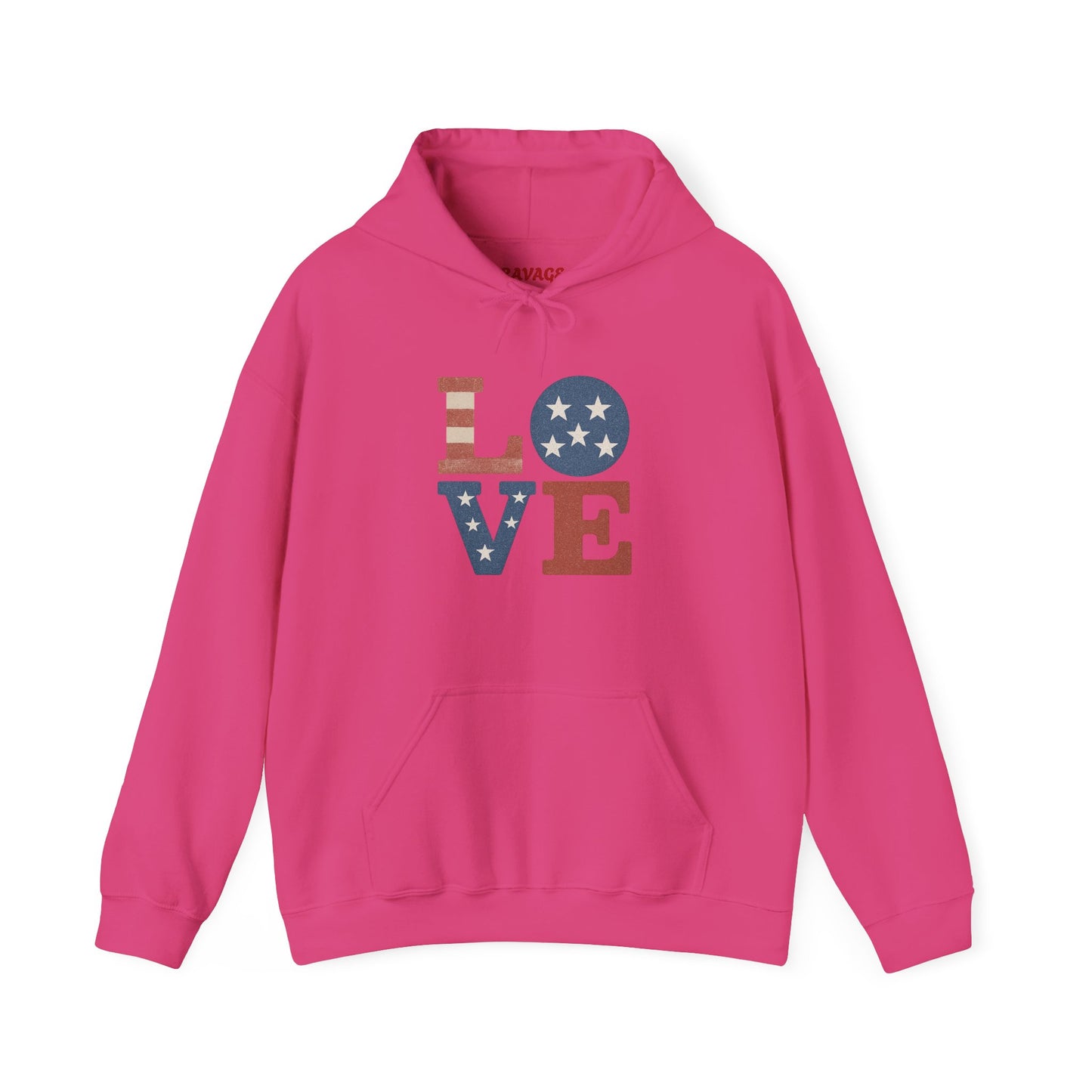 Unisex Hooded Sweatshirt with 'LOVE' Design - Cozy Gift for Friends, Valentine's Day, Casual Wear, Relaxation, Everyday Use