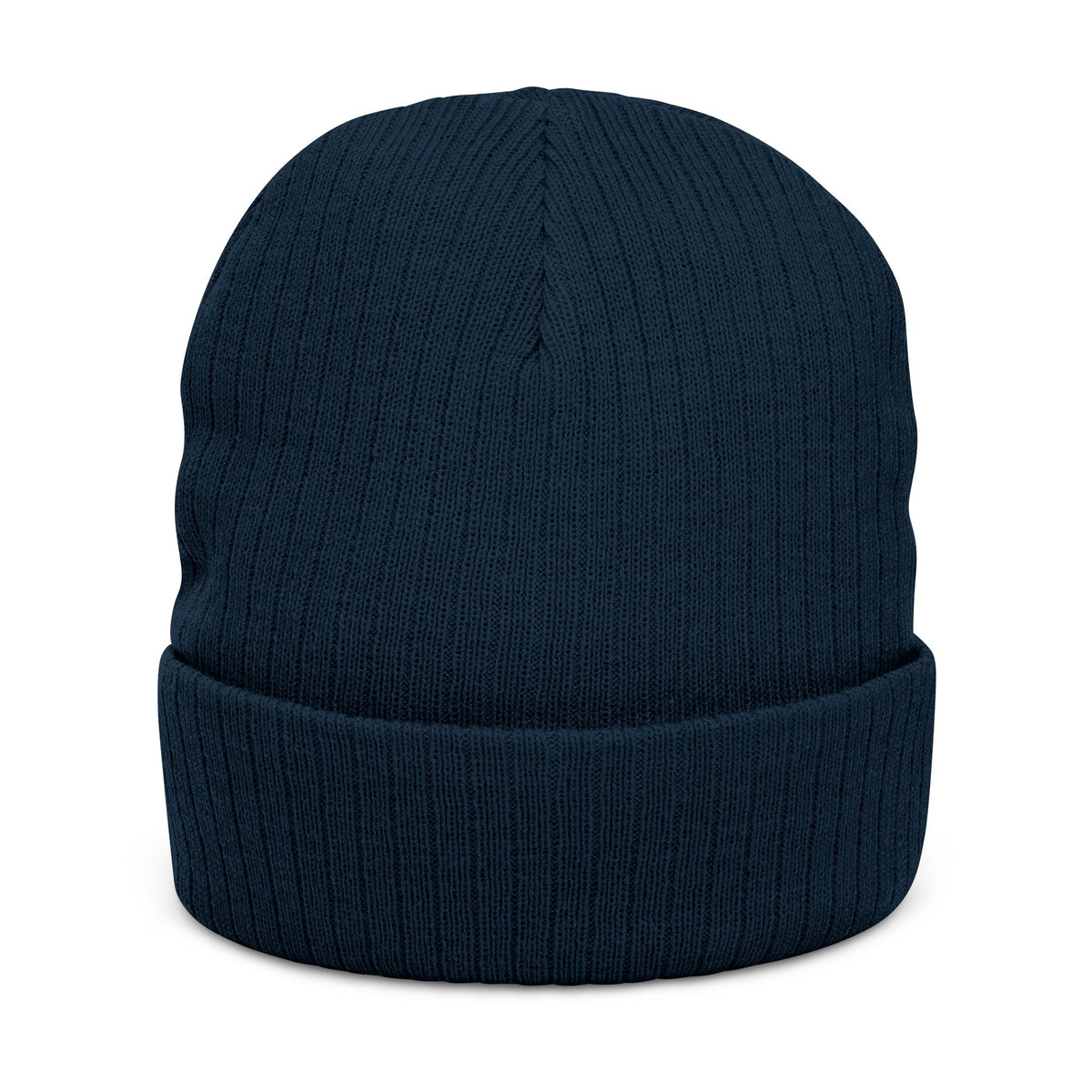 Embroidered Ribbed Beanie — “SHUTTLEMAN EST 2001” Cozy Knit Hat
