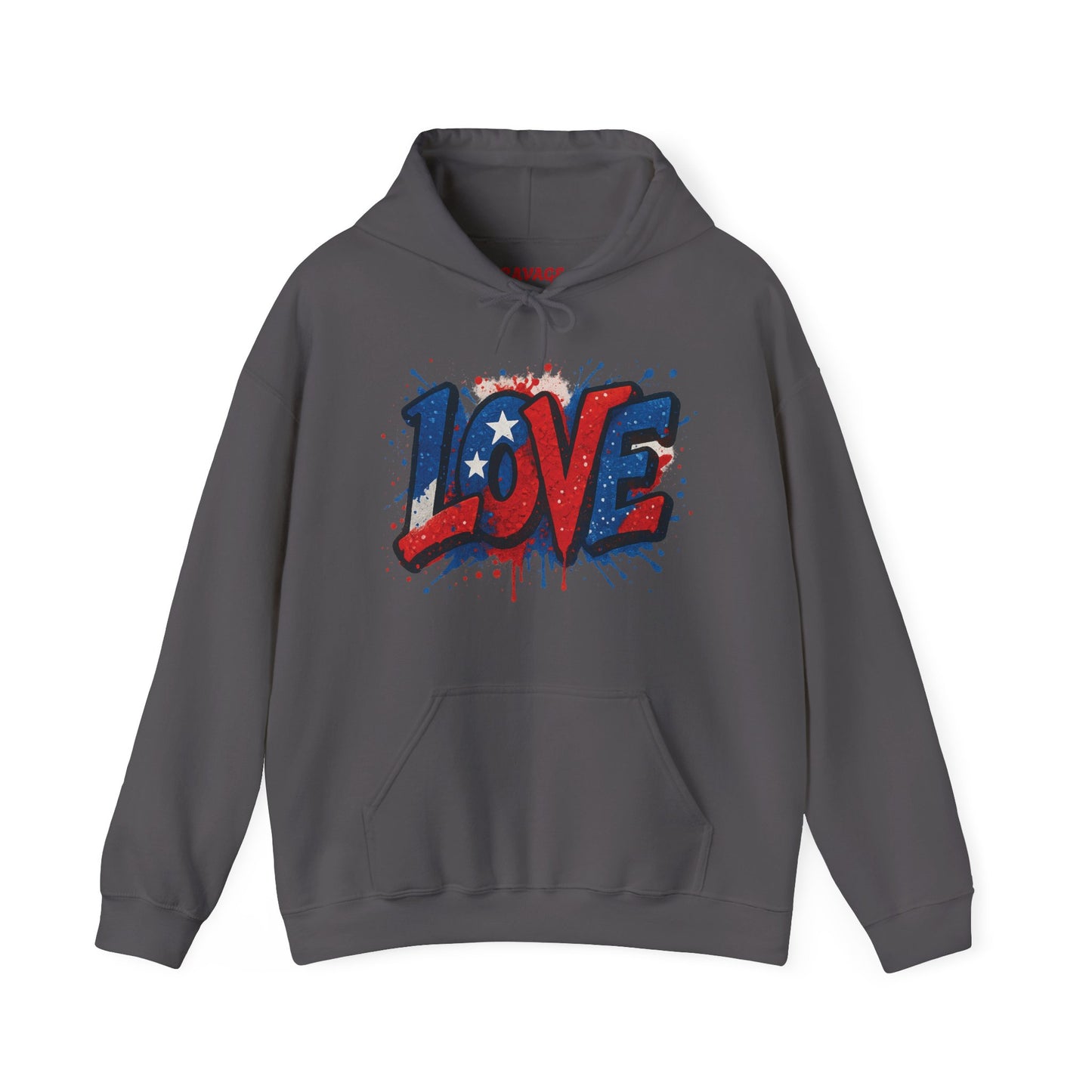 Unisex Hooded Sweatshirt with 'LOVE' Design - Cozy Gift for Friends, Valentine's Day, Casual Wear, Relaxation, Everyday Use