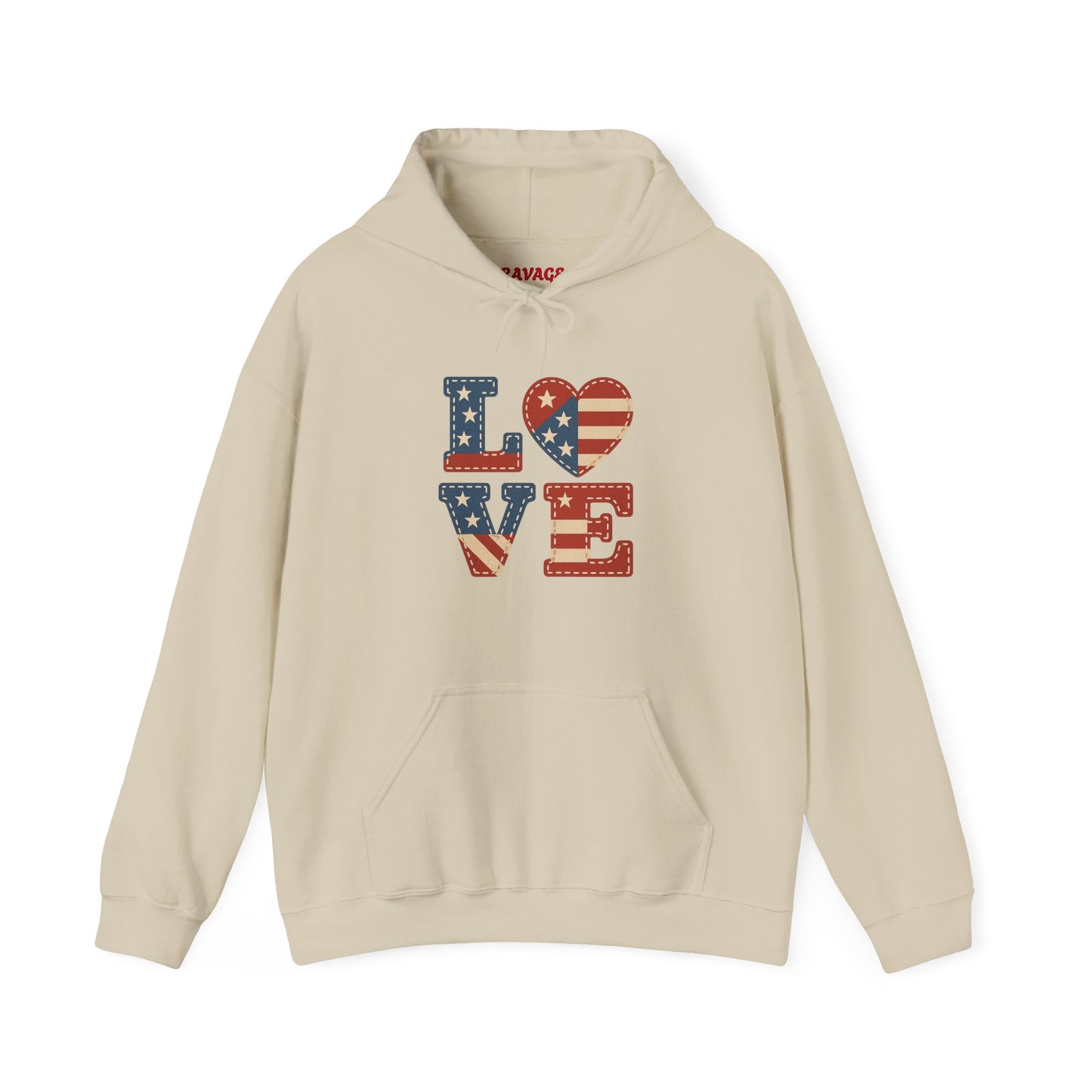 Unisex Hooded Sweatshirt with 'LOVE' Design - Cozy Gift for Friends, Valentine's Day, Casual Wear, Relaxation, Everyday Use